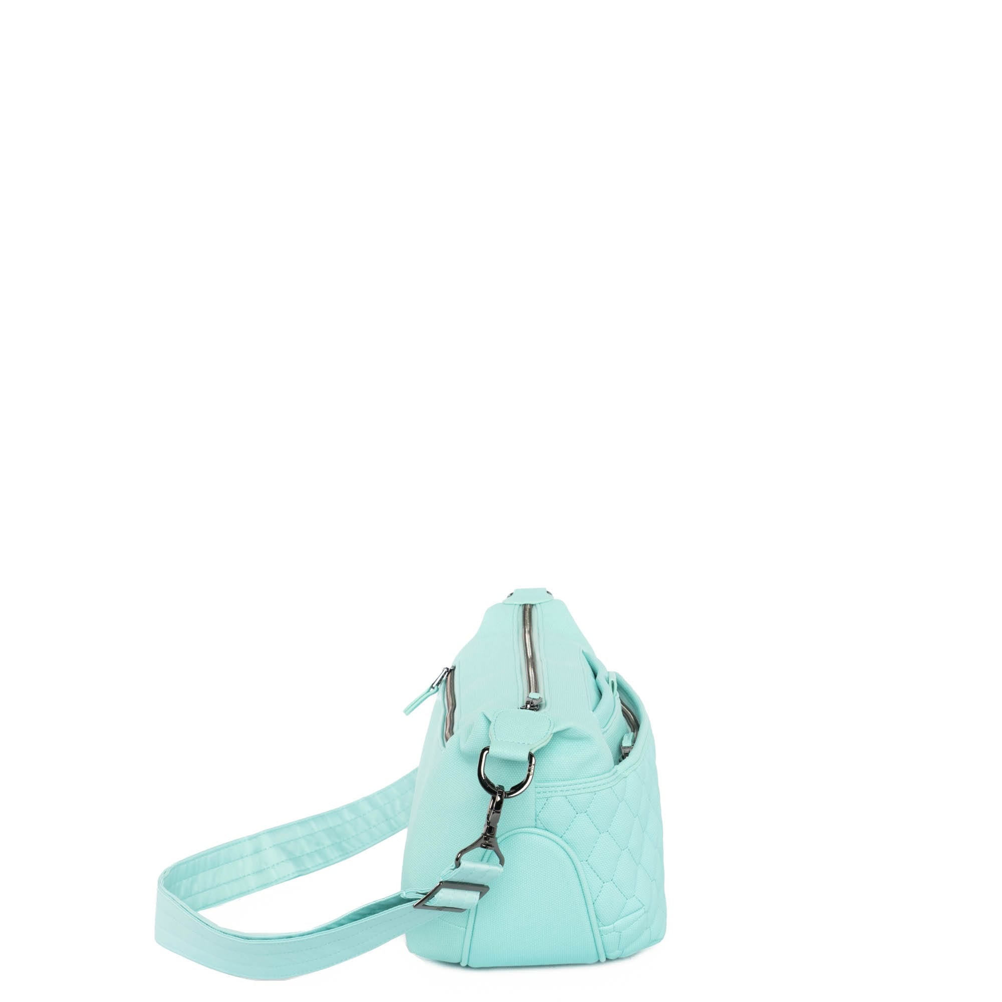 Bolero Matte Luxe VL Crossbody Bag - AQUAMARINE - Bolero_MatteLuxe_Aquamarine_03