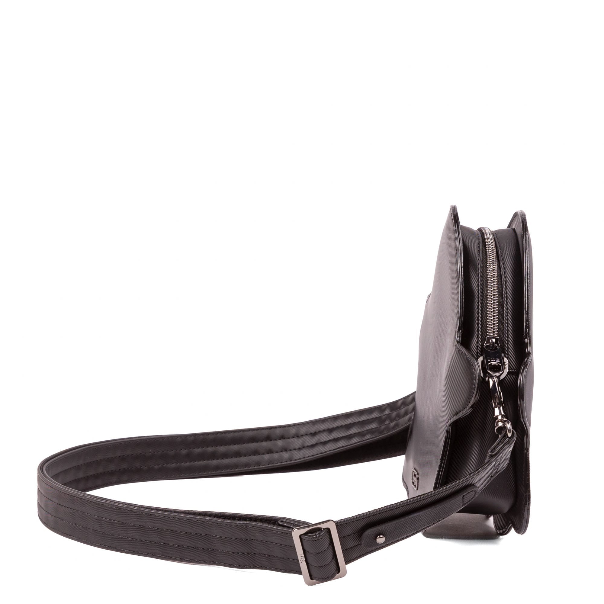 Boo Satin Luxe VL Ghost Crossbody Bag - BLACK - BooSatinLuxe_Black_Angle_03