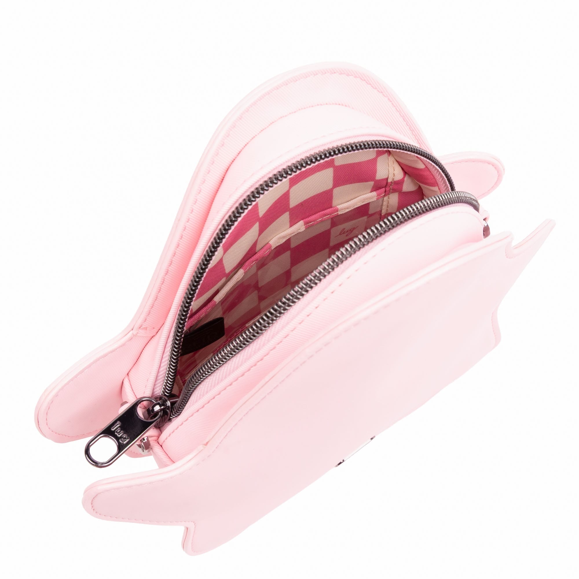 Boo Satin Luxe VL Ghost Crossbody Bag - BUBBLE PINK - BooSatinLuxe_Pink_Angle_05