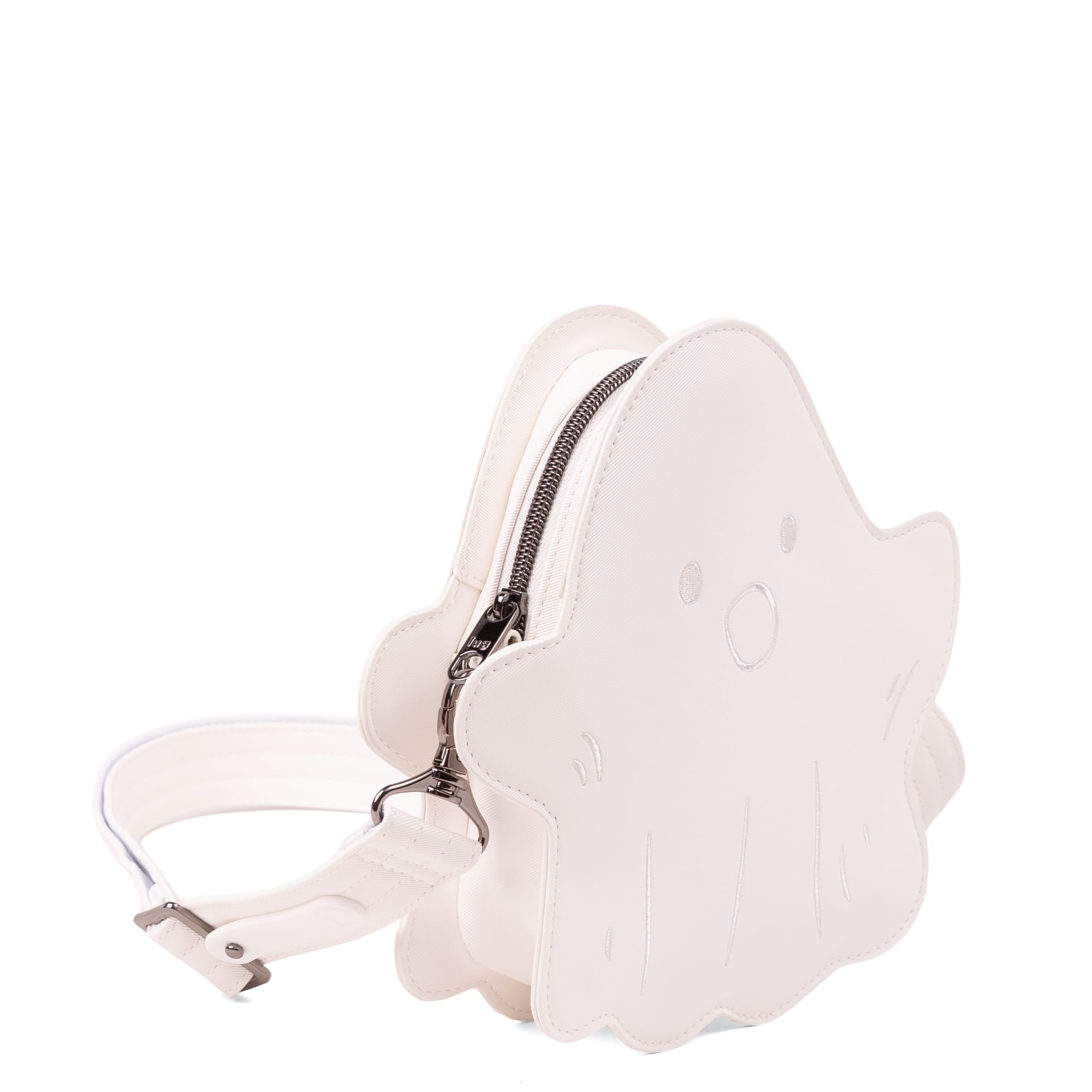 Boo Satin Luxe VL Ghost Crossbody Bag - WHITE - BooSatinLuxe_White_Angle_02
