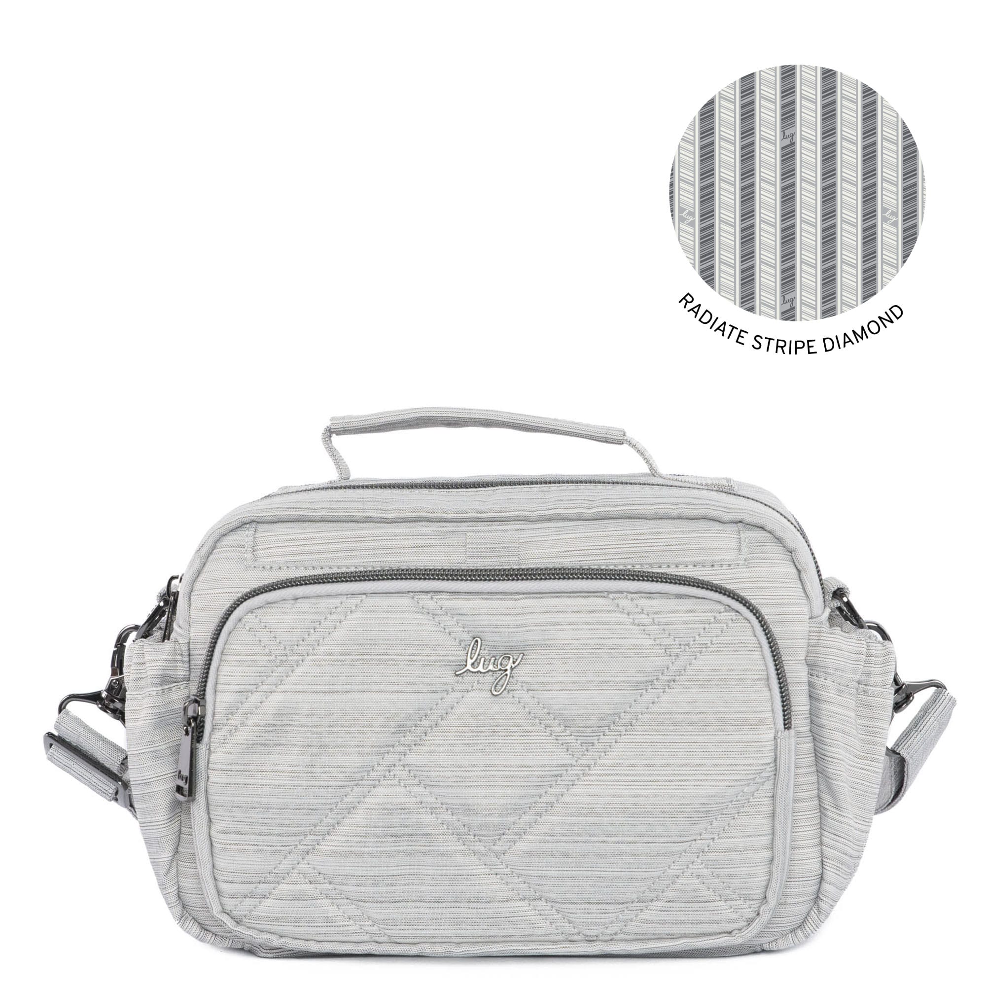 Boomer Crossbody Bag - BRUSHED SILVER 2 - Boomer_BrushedSilver