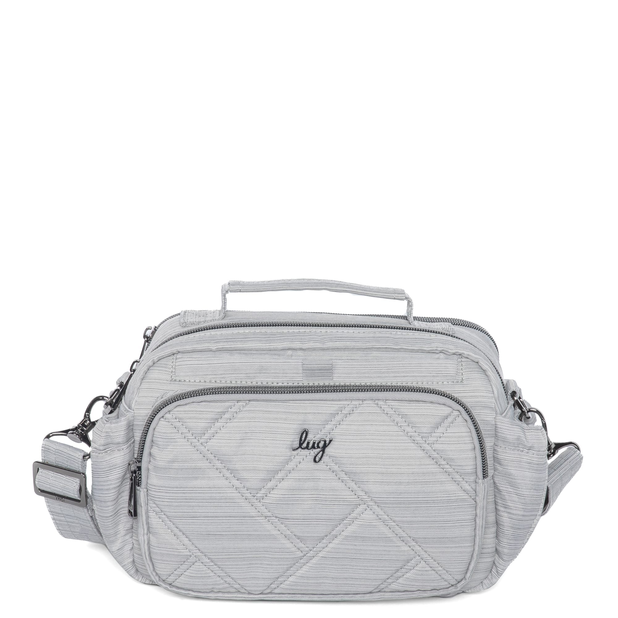 Boomer Crossbody Bag - BRUSHED SILVER - Boomer_BrushedSilver_01