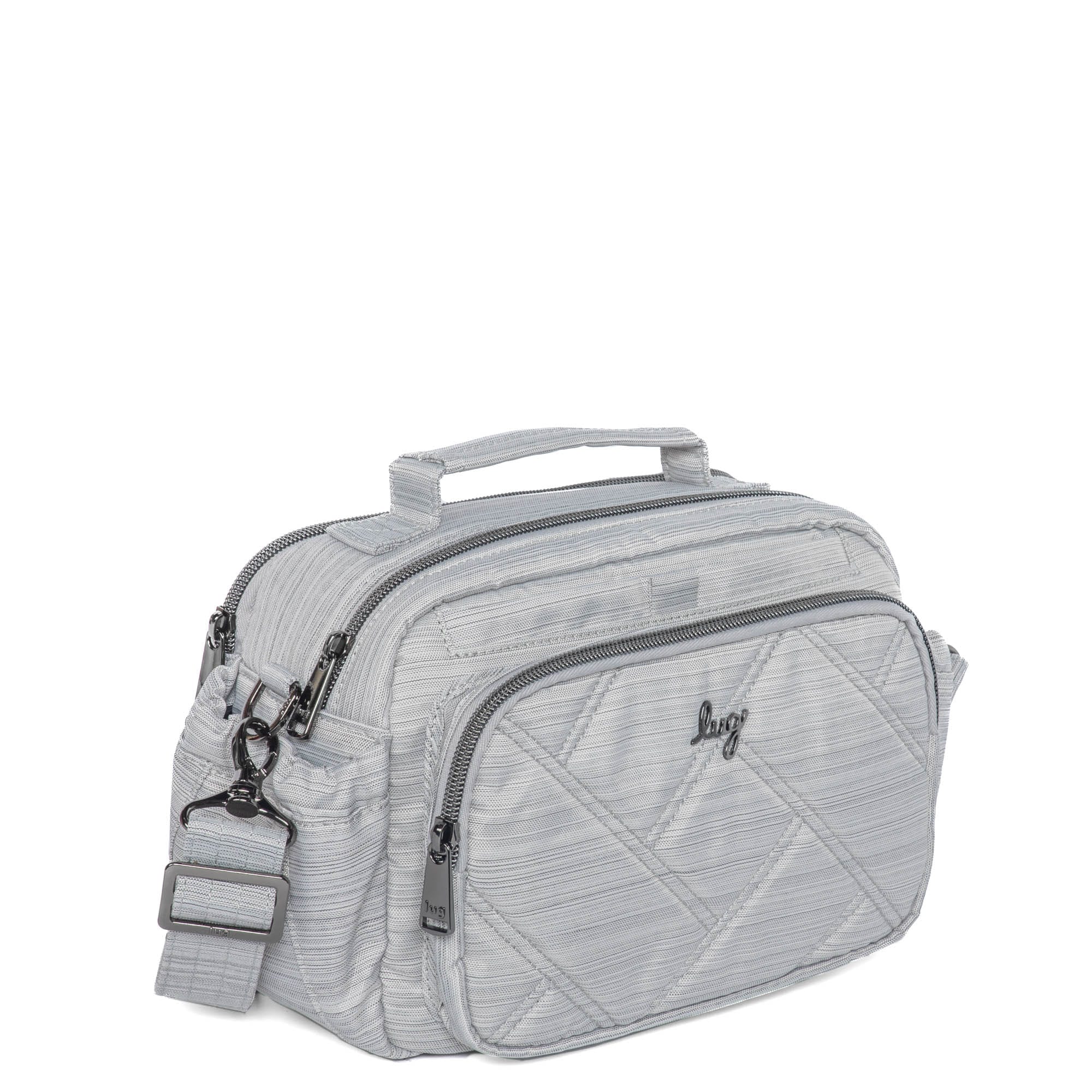Boomer Crossbody Bag - BRUSHED SILVER - Boomer_BrushedSilver_02