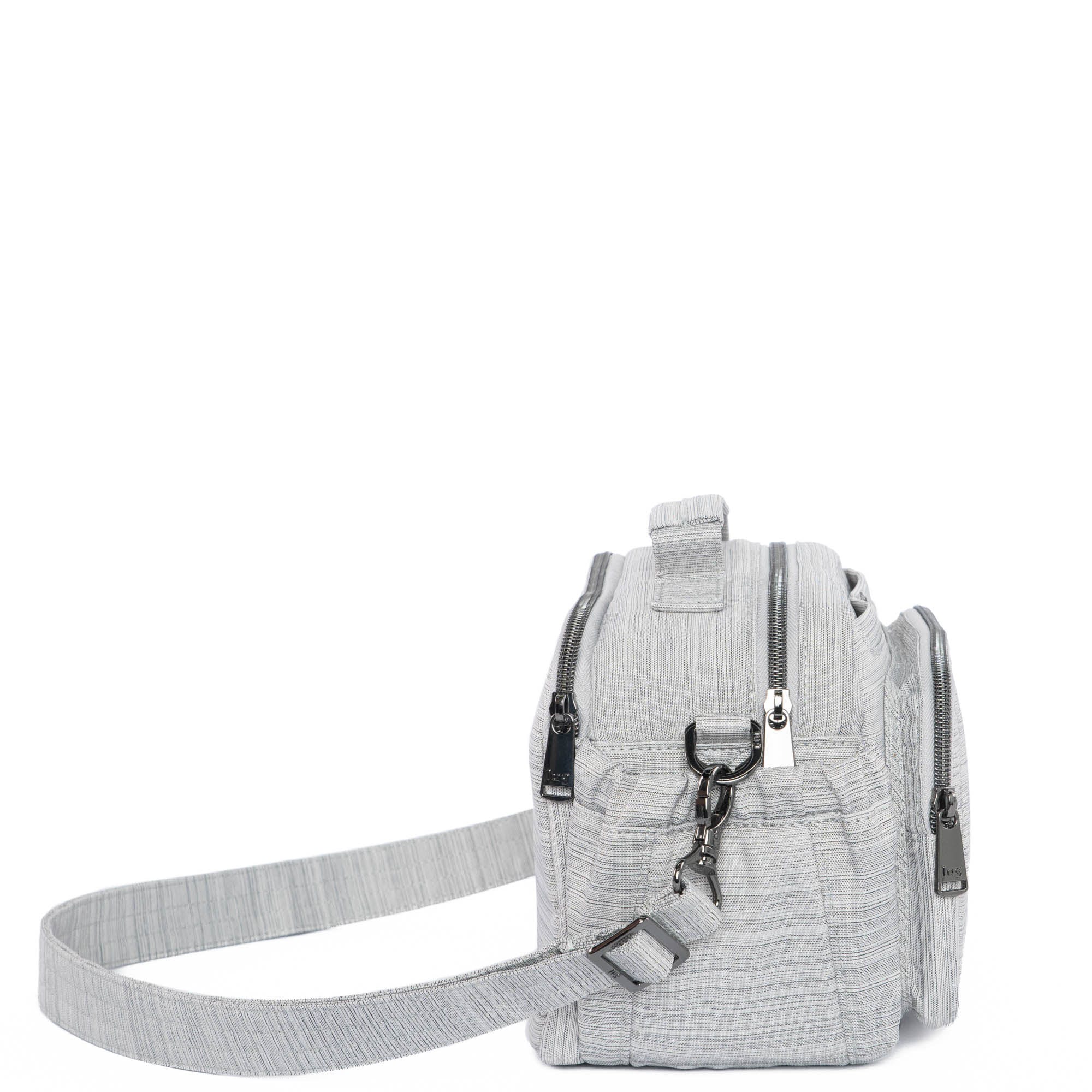 Boomer Crossbody Bag - BRUSHED SILVER 2 - Boomer_BrushedSilver_03_0ce2abea-4efb-460d-aa0b-9b044a1d447c