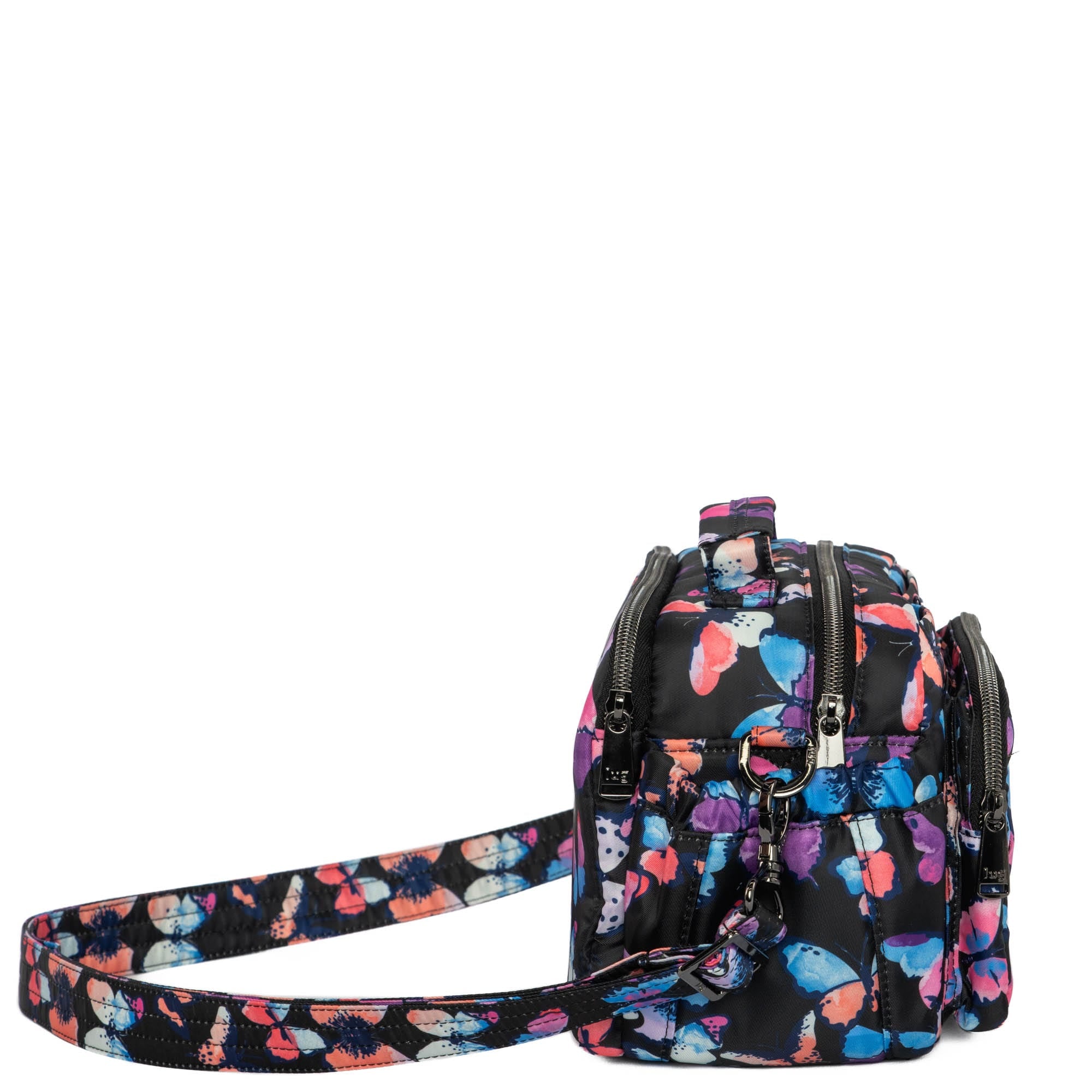 Boomer Crossbody Bag - WATERCOLOR BUTTERFLIES - Boomer_WatercolourButterflies_03