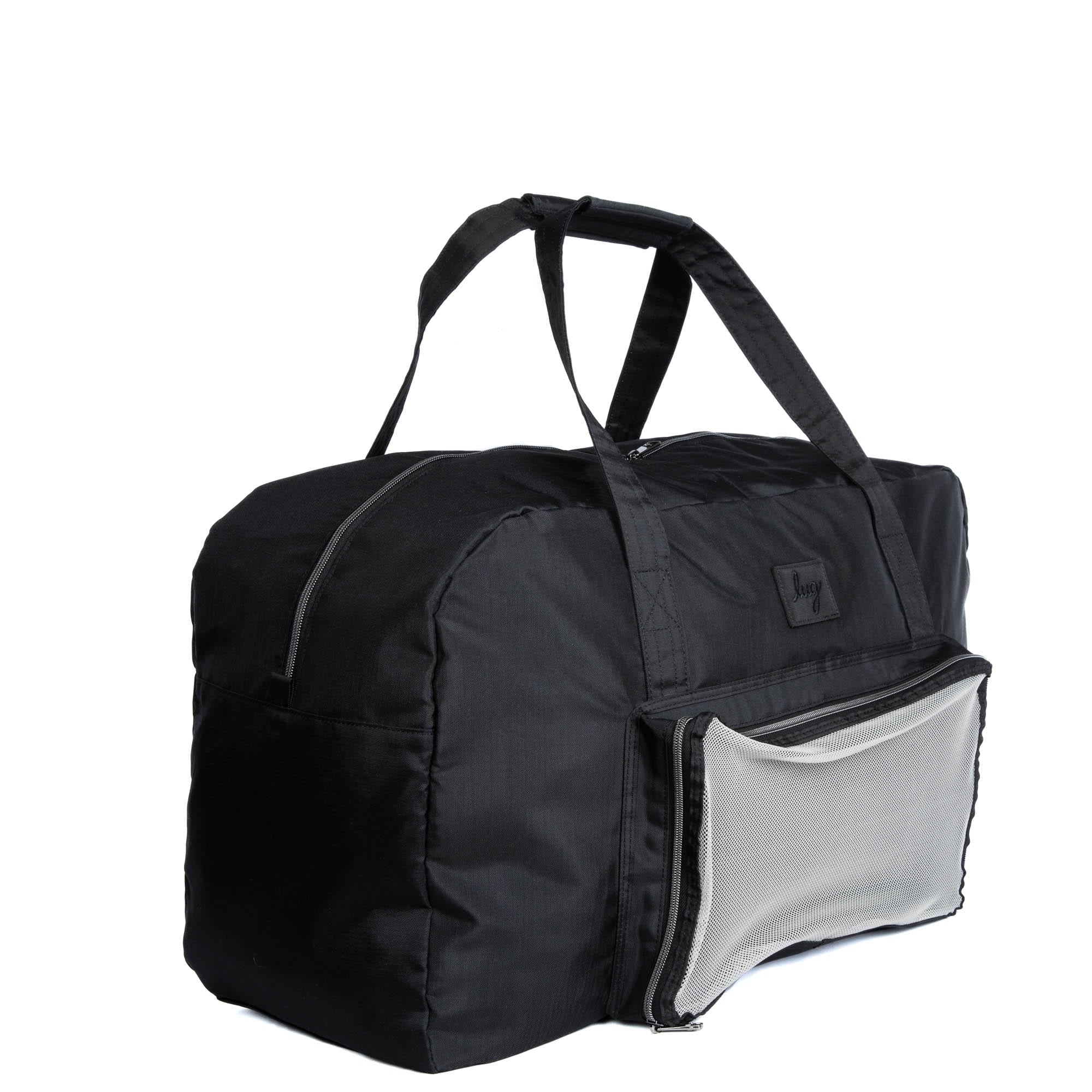 Bossa Nova Packable Duffel Bag - BRUSHED BLACK - BossaNovaPackable_BrushedBlack_02