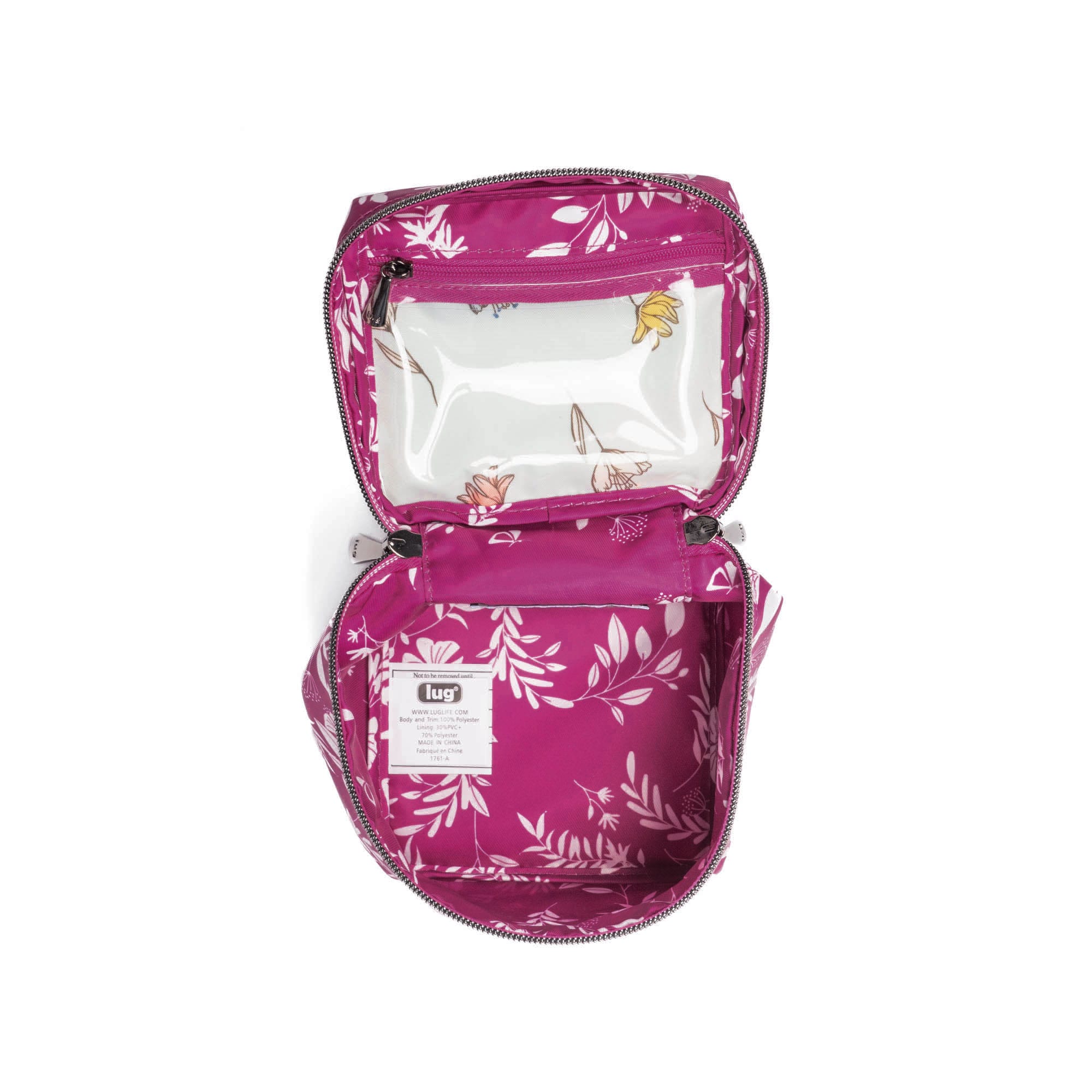 Box Top Cosmetic Case - FLOURISH BERRY - BoxTopPouchSingle_FlourishBerry_05