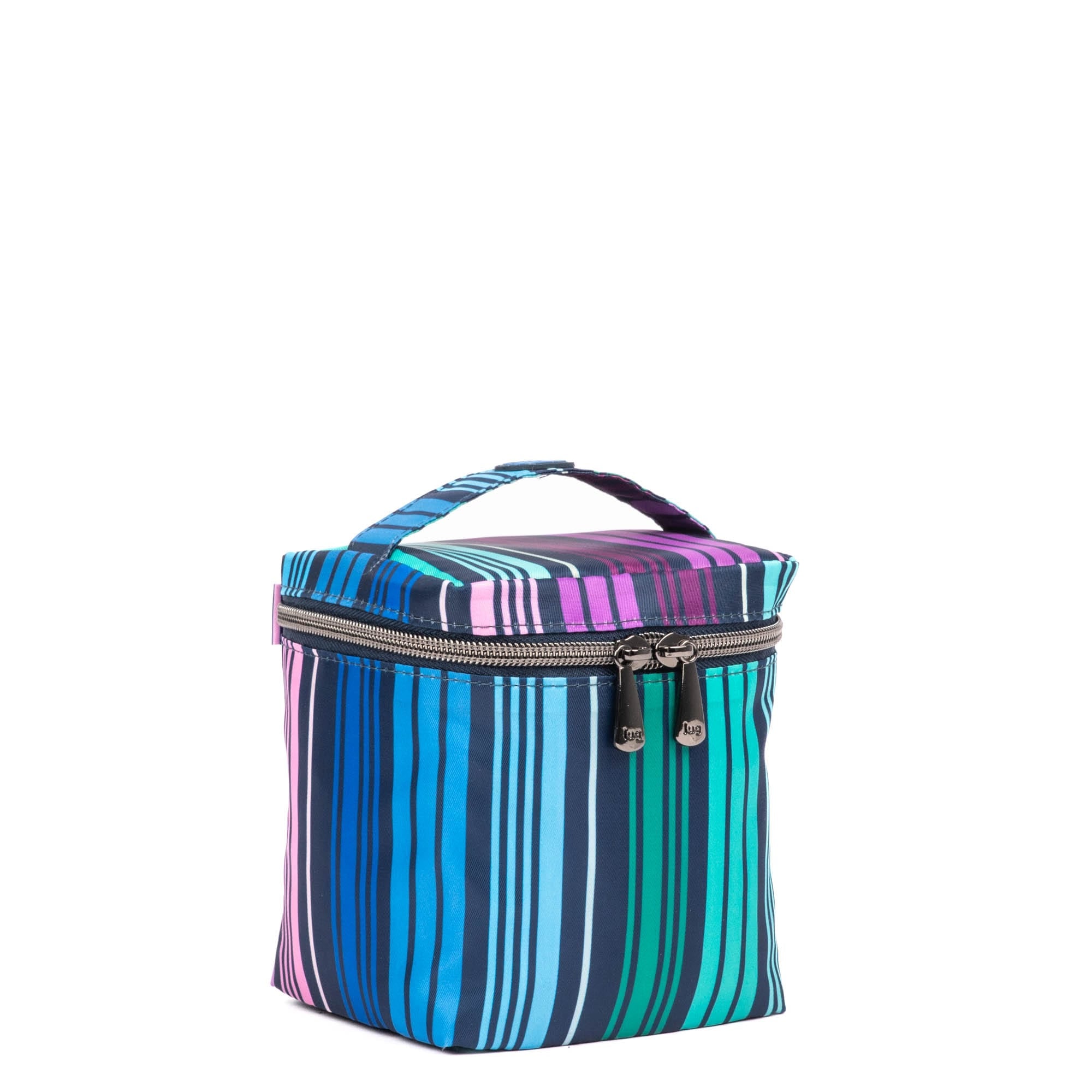 Box Top Cosmetic Case - LOVE STRIPE MULTI - BoxTopPouchSingle_LoveStripeMulti_02