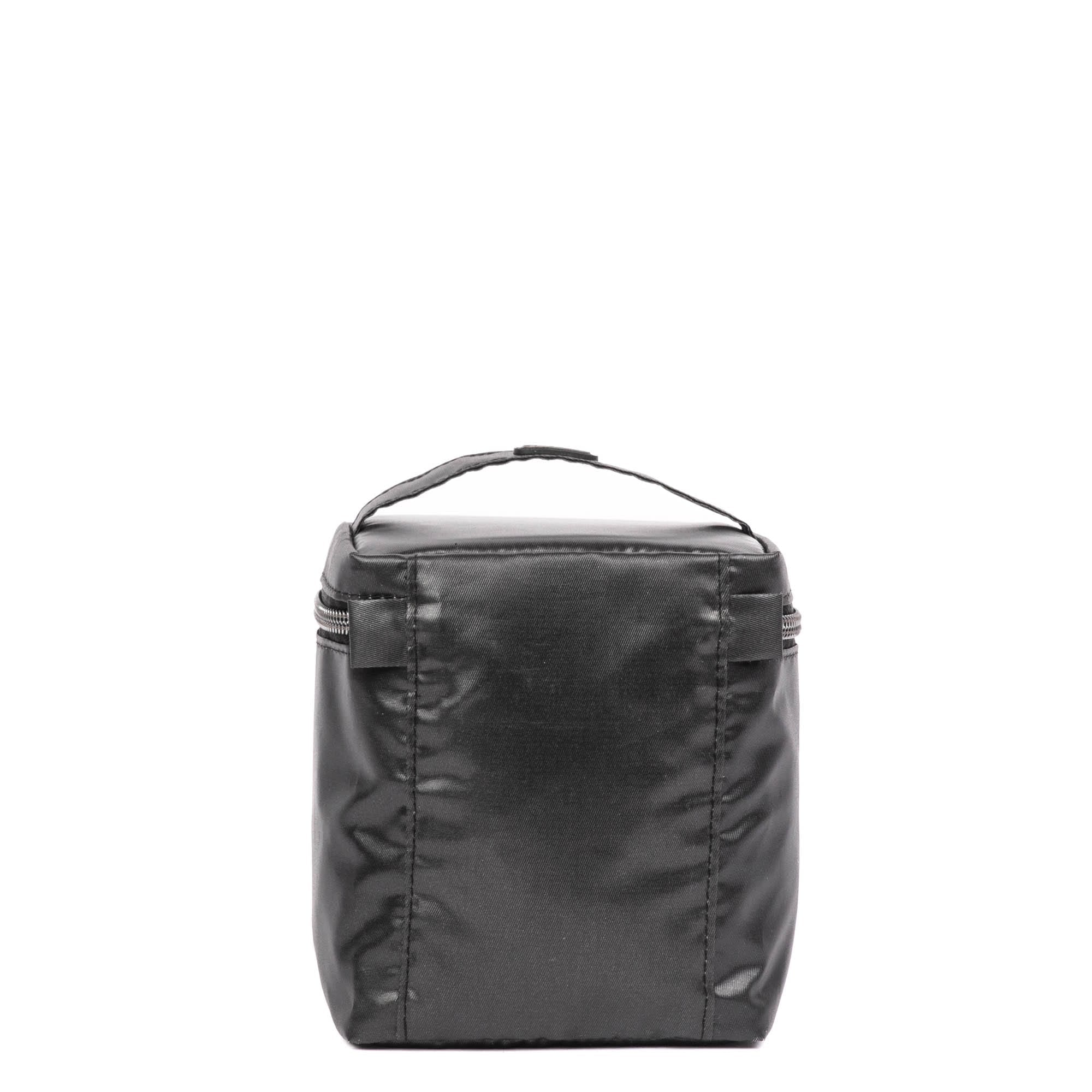 Box Top Cosmetic Case - METALLIC BLACK - BoxTopPouchSingle_MetallicBlack_04