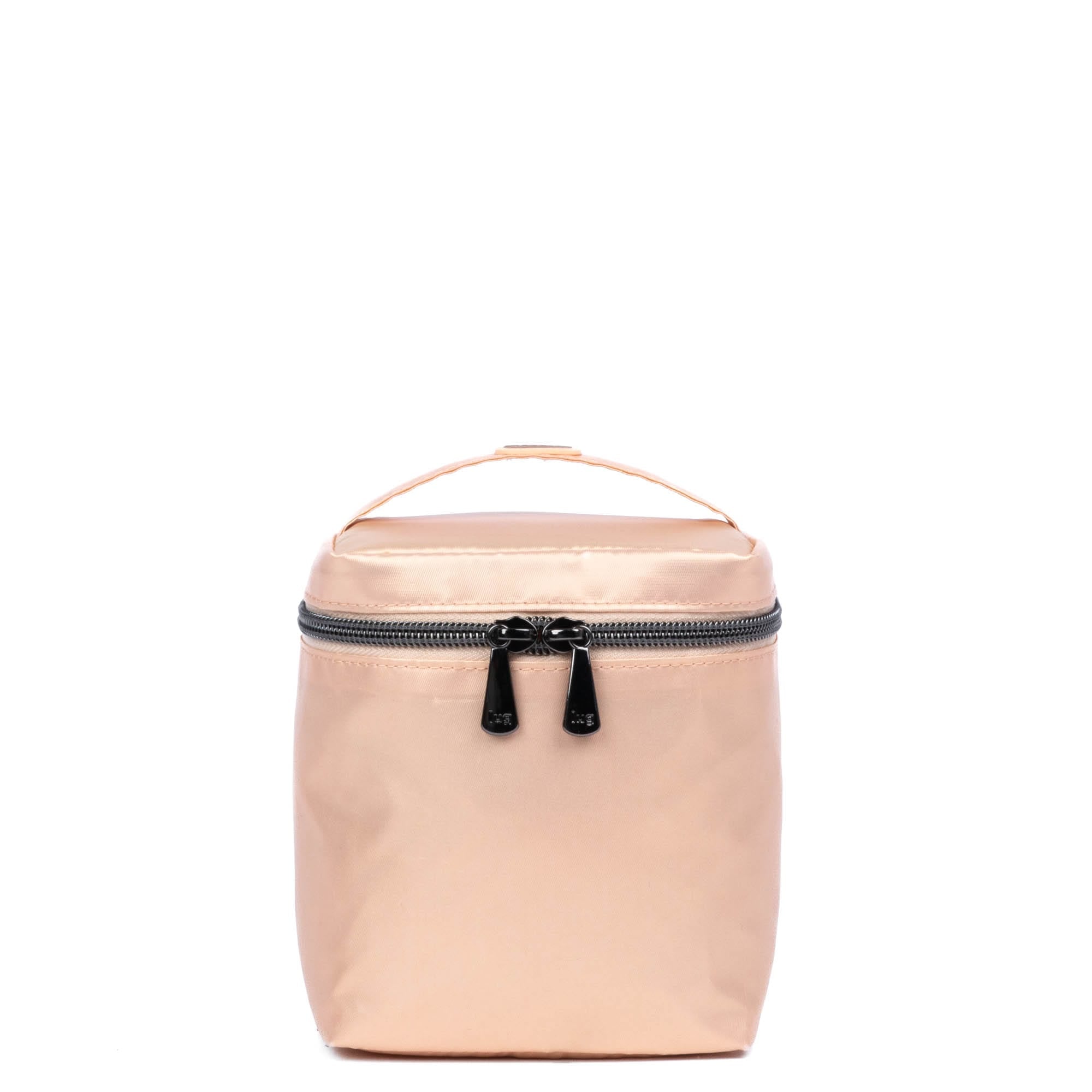 Box Top Cosmetic Case - METALLIC ROSE GOLD - BoxTopPouchSingle_MetallicRoseGold_01