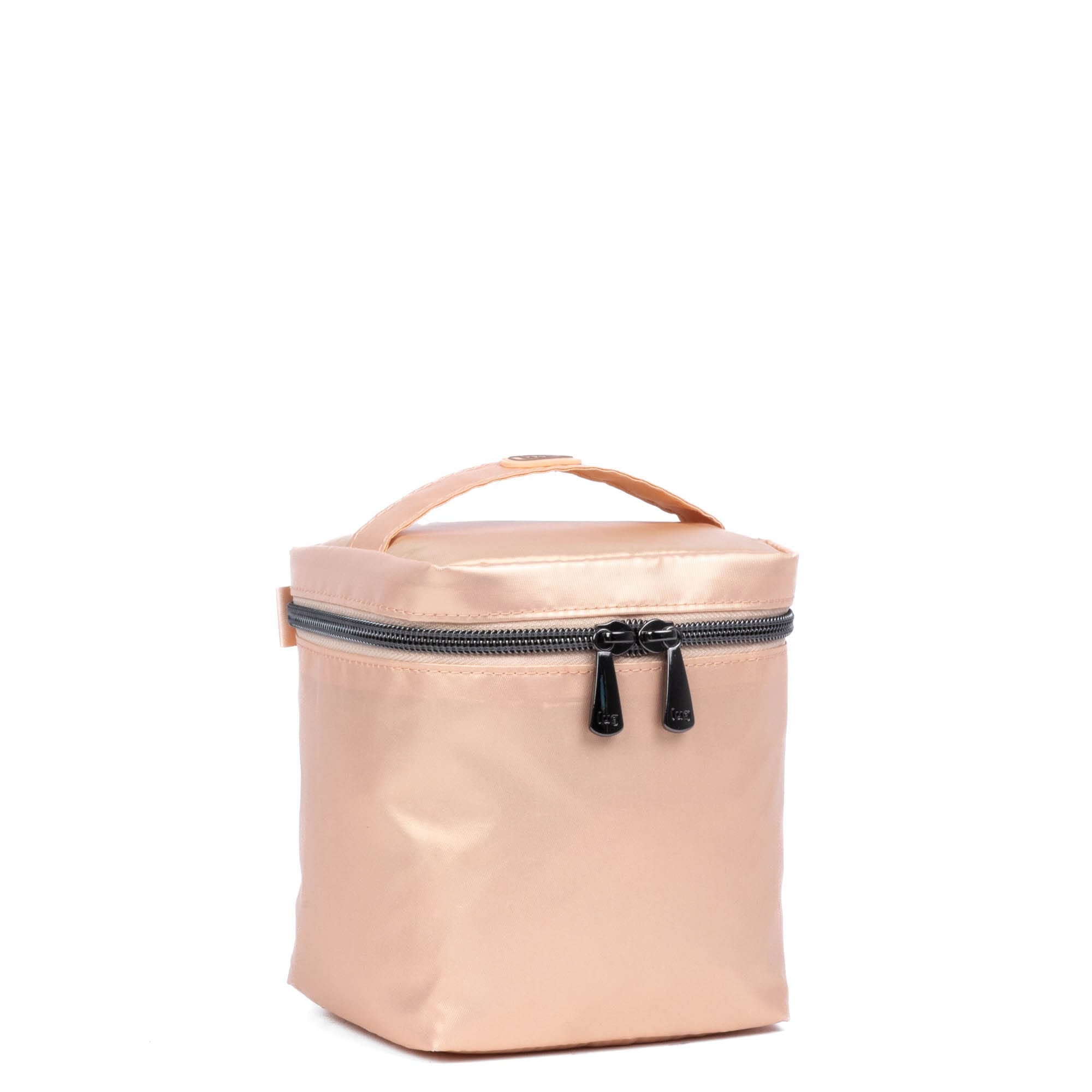 Box Top Cosmetic Case - METALLIC ROSE GOLD - BoxTopPouchSingle_MetallicRoseGold_02