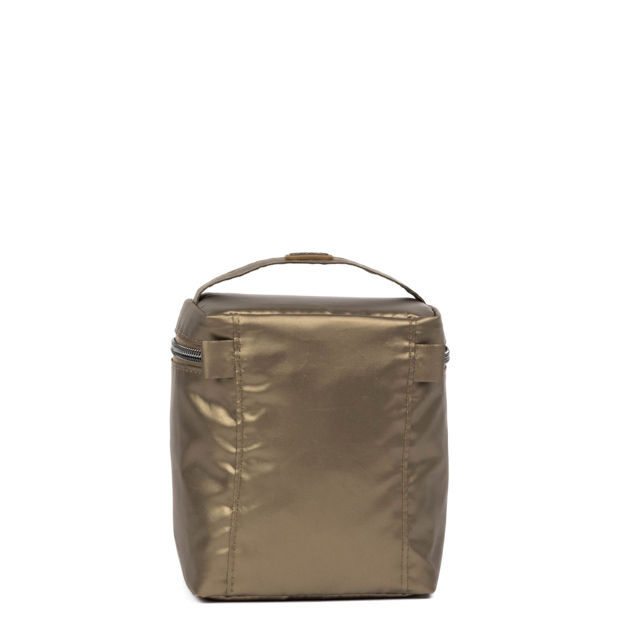 Box Top Cosmetic Case - METALLIC WALNUT - BoxTopPouchSingle_MetallicWalnut_04