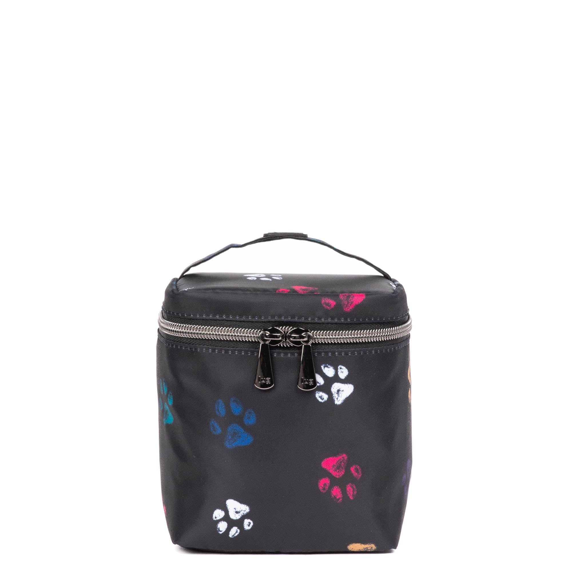 Box Top Cosmetic Case - PAWS BLACK - BoxTopPouchSingle_PawsBlack_01_3a2195de-0e1a-4a24-944a-ec7a387f61a4