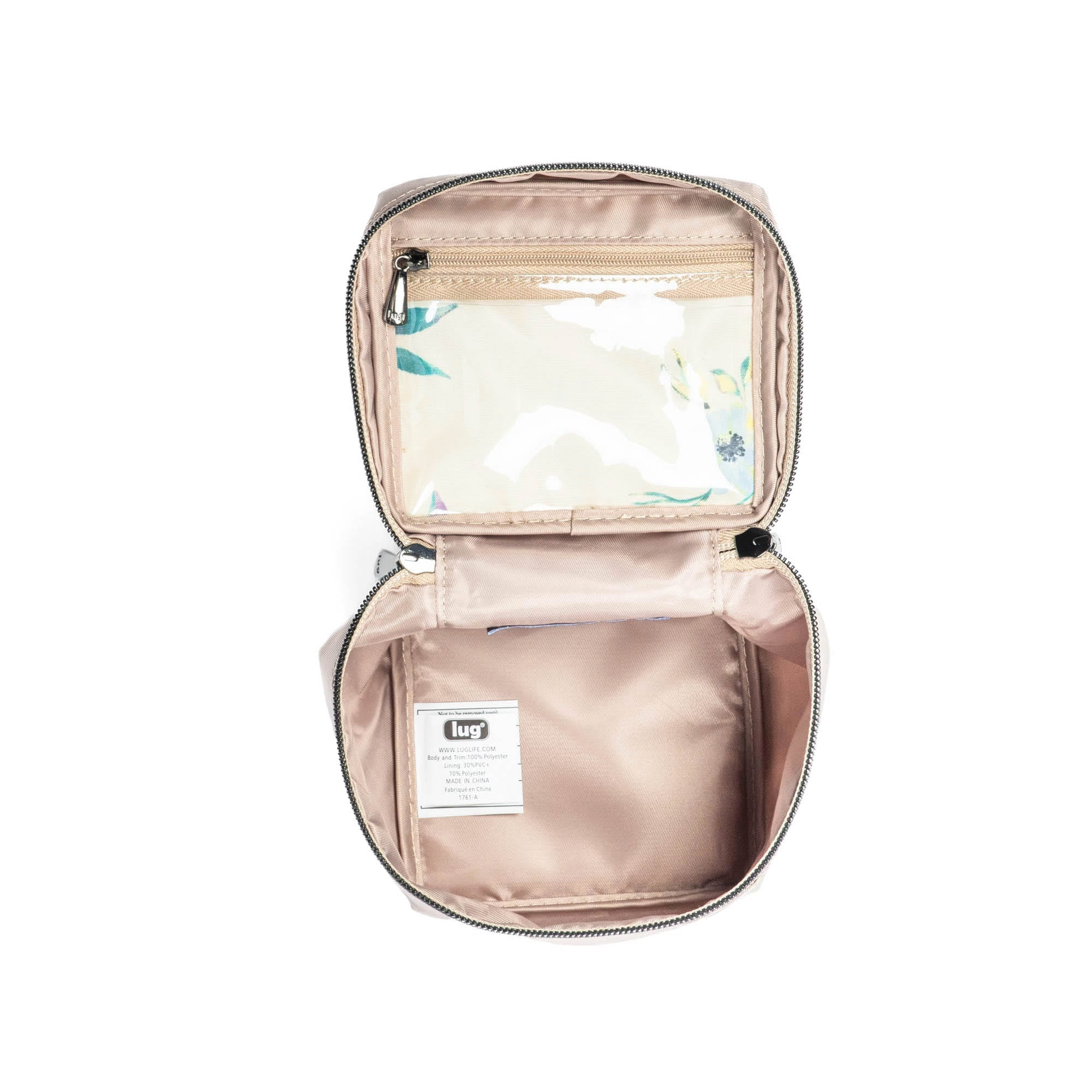 Box Top Cosmetic Case - SAND TAUPE - BoxTopPouchSingle_SandTaupe_05