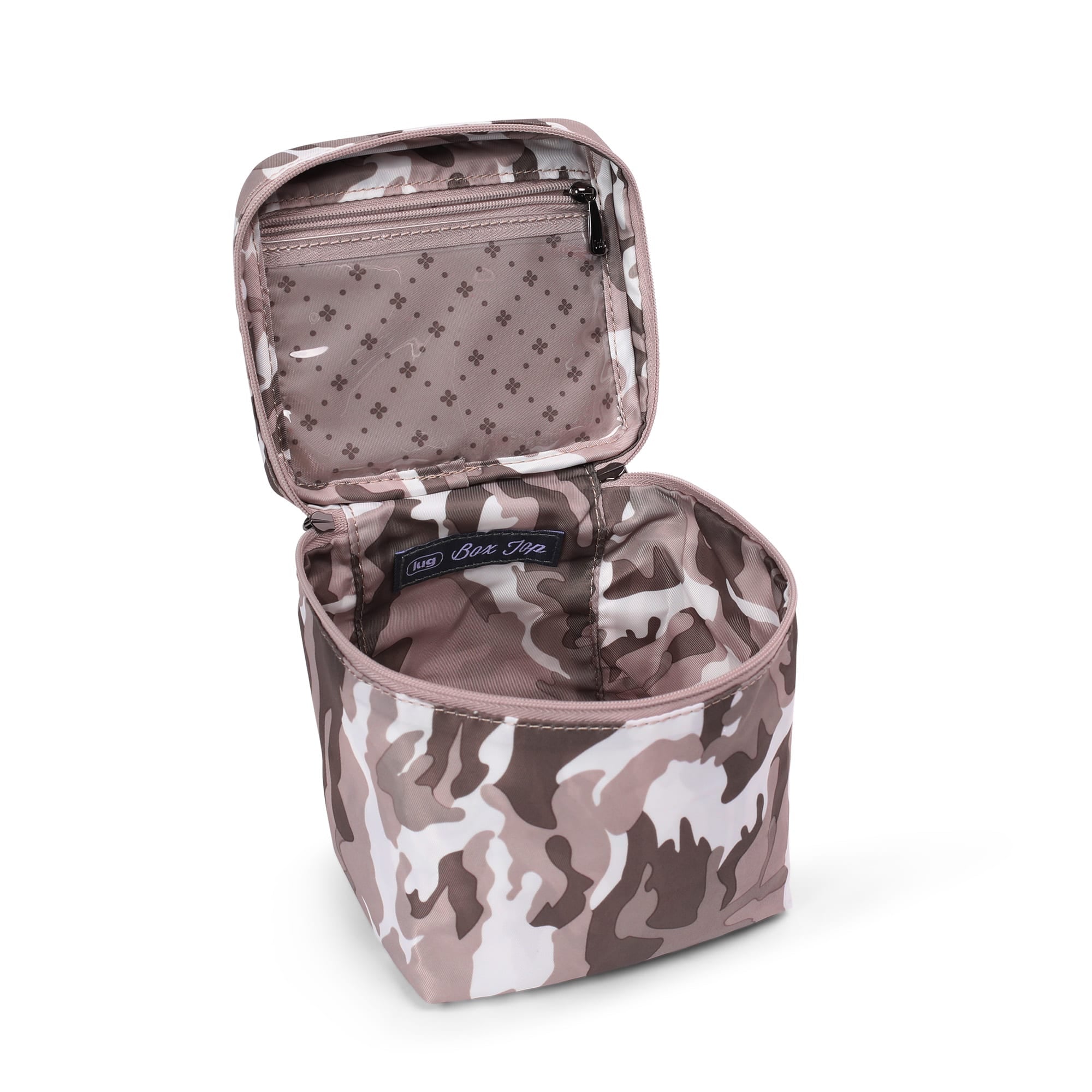 Box Top Cosmetic Case - CAMO TAUPE - BoxTop__CamoTaupe_05