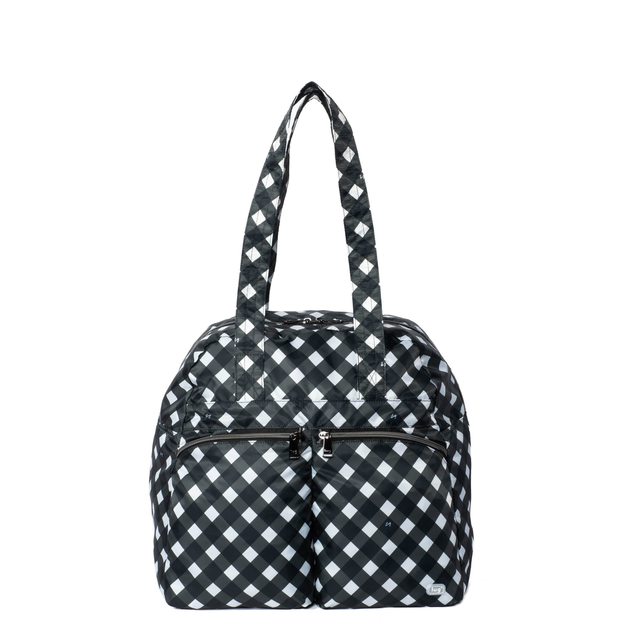 Boxer Packable Duffel Bag - GINGHAM BLACK - BoxerPackable_GinghamBlack_01_943fa930-cbe3-4793-aae0-615f0ca5d87a