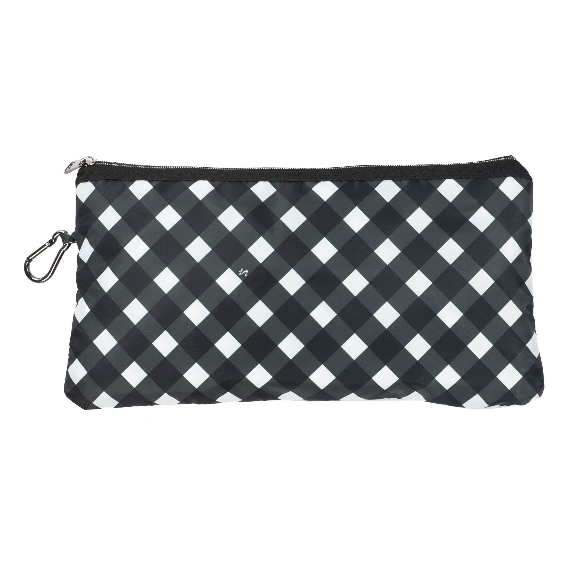 Boxer Packable Duffel Bag - GINGHAM BLACK - BoxerPackable_GinghamBlack_05