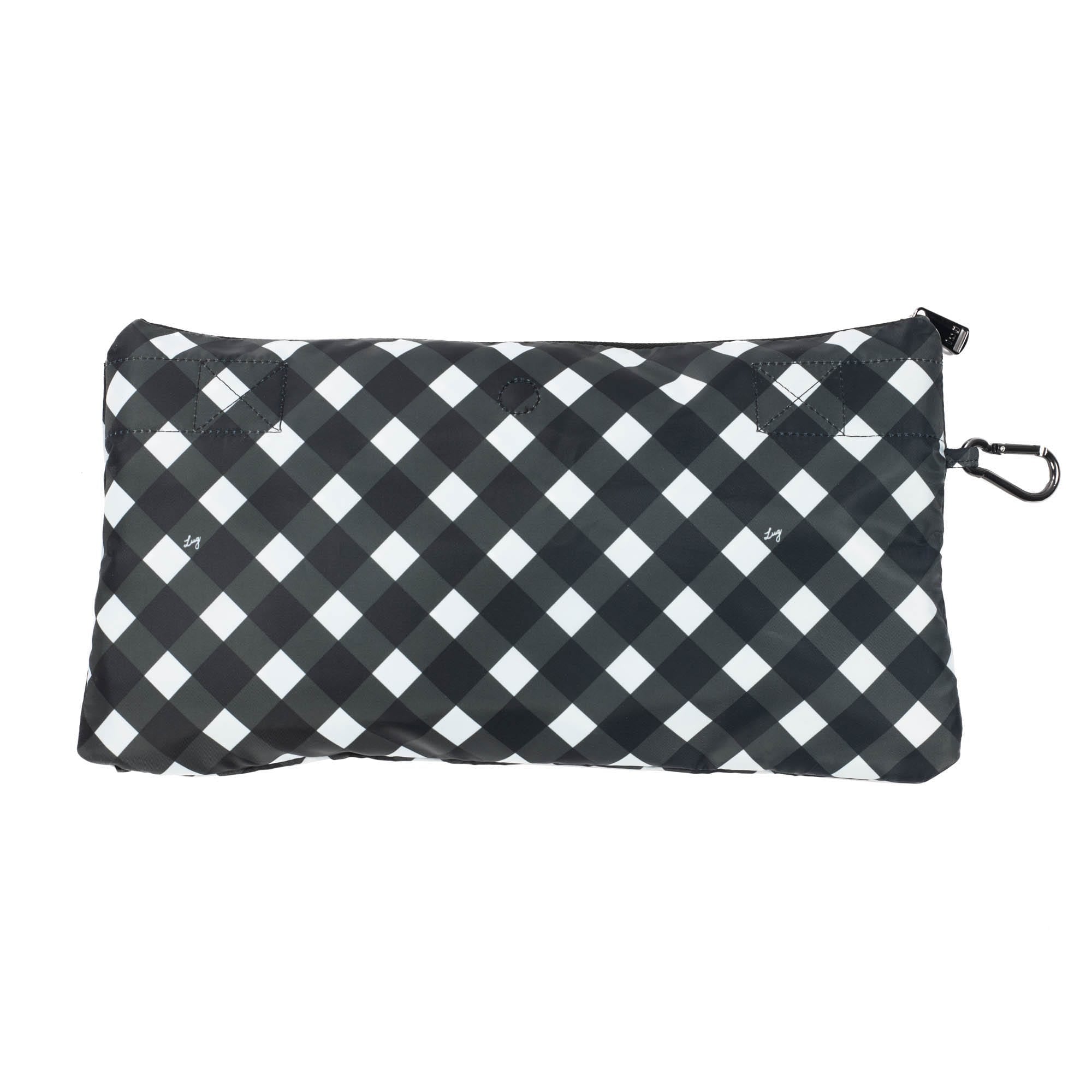 Boxer Packable Duffel Bag - GINGHAM BLACK - BoxerPackable_GinghamBlack_06