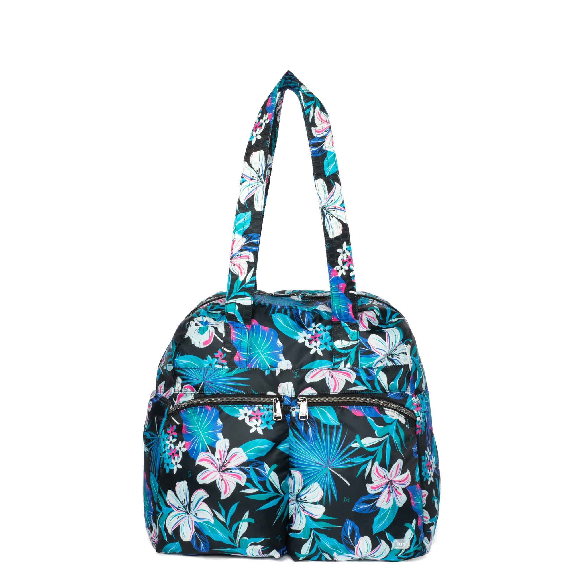 Boxer Packable Duffel Bag - HIBISCUS MULTI - BoxerPackable_HibiscusMulti_01