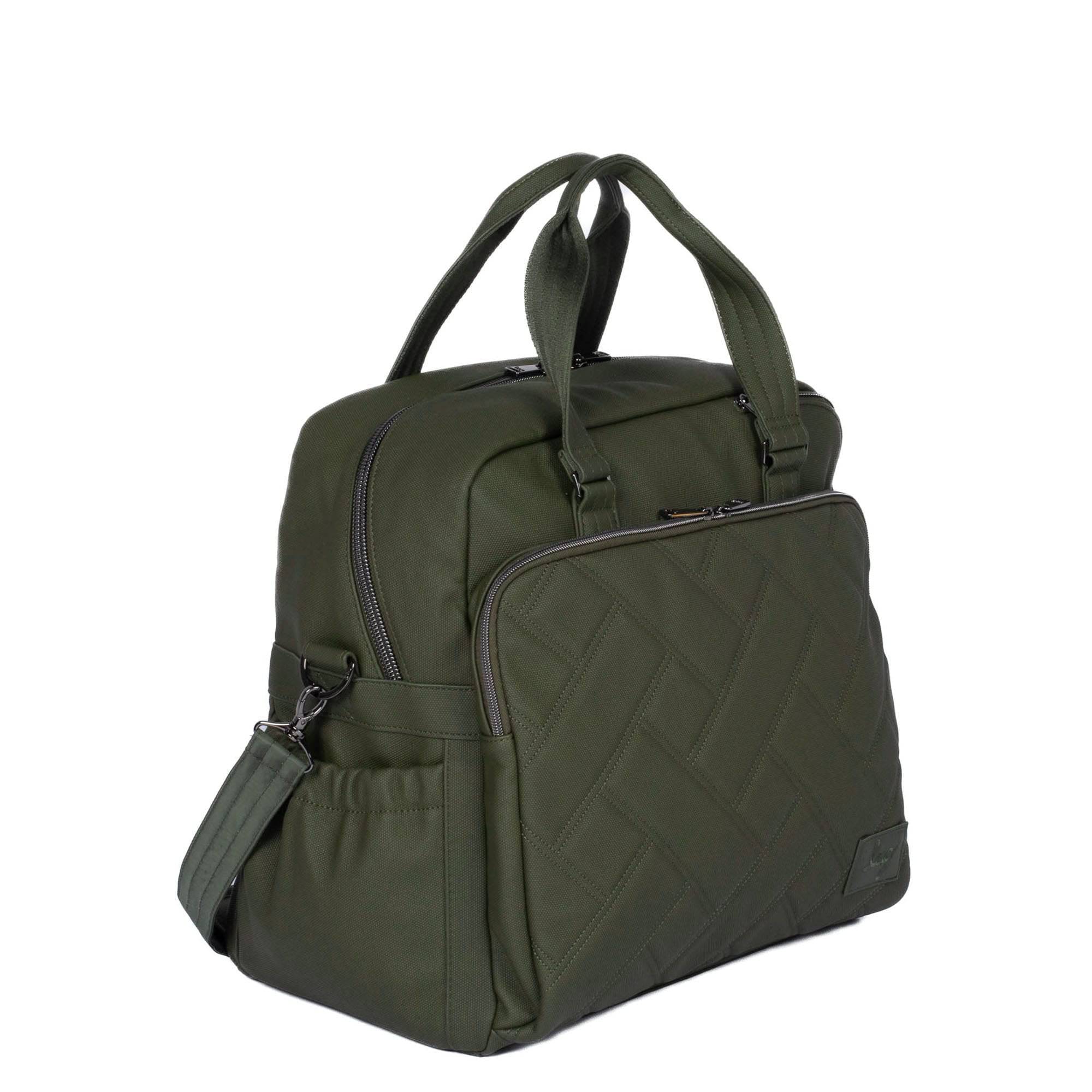 Boxer Matte Luxe VL Overnight Bag - OLIVE GREEN - Boxer_MatteLuxe_OliveGreen_02