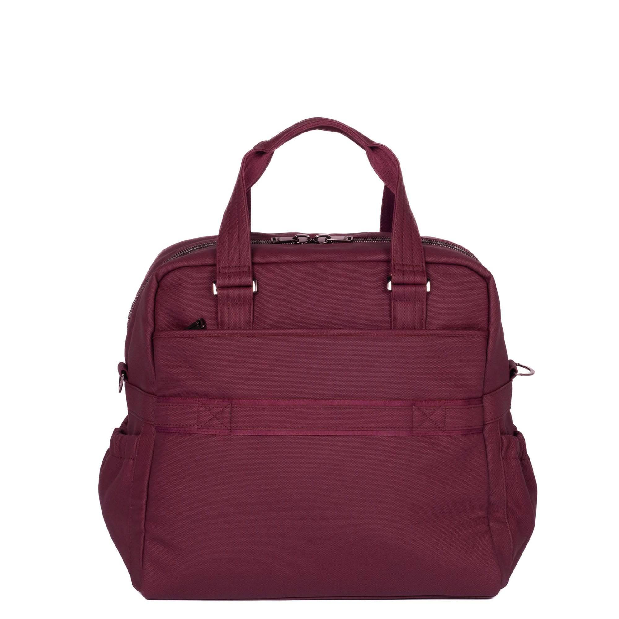 Boxer Matte Luxe VL Overnight Bag - WINE RED - Boxer_MatteLuxe_WineRed_04