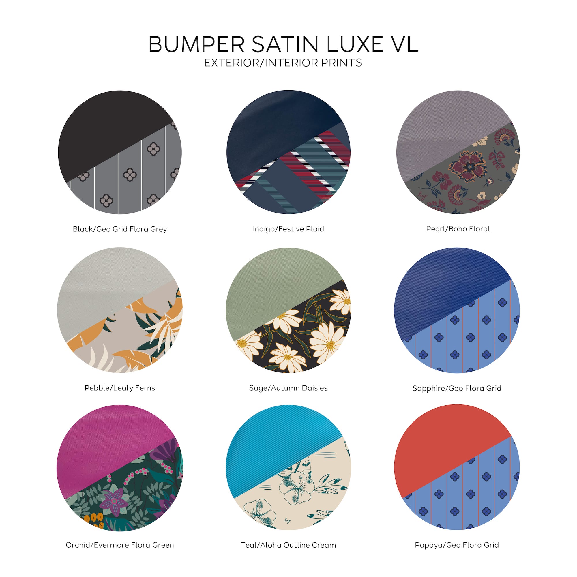 Bumper Satin Luxe VL Cosmetic Case - - Bumper-Satin-Luxe