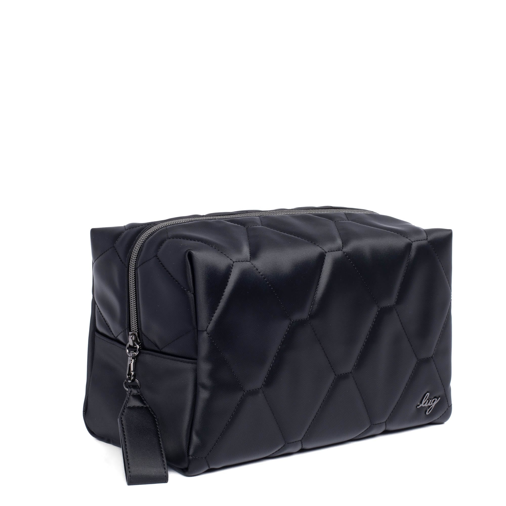 Bumper Satin Luxe VL Cosmetic Case - BLACK - Bumper_BlackSatinVL_02