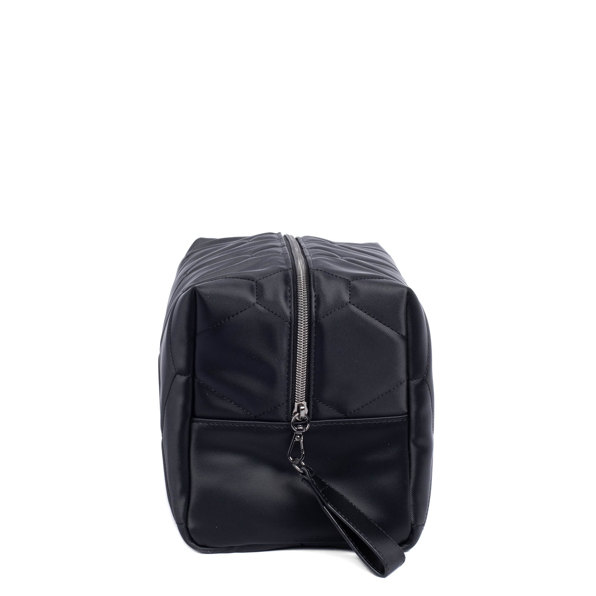 Bumper Satin Luxe VL Cosmetic Case - BLACK - Bumper_BlackSatinVL_03