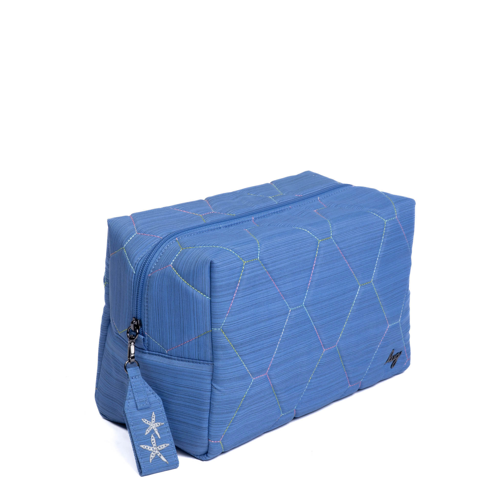 Bumper Cosmetic Case - BRUSHED MARINA ICEPOP STITCH - Bumper_BrushedMarinaWithIcepop_02