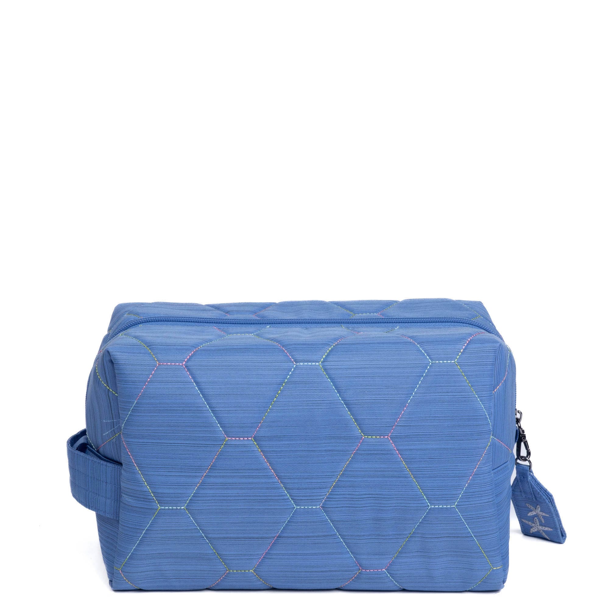 Bumper Cosmetic Case - BRUSHED MARINA ICEPOP STITCH - Bumper_BrushedMarinaWithIcepop_04