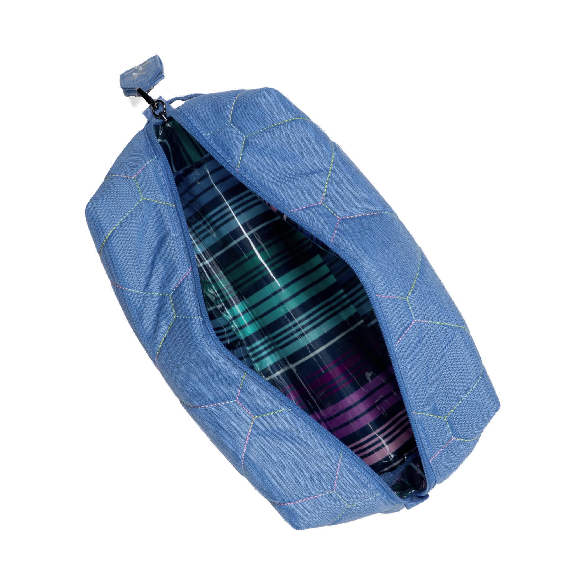 Bumper Cosmetic Case - BRUSHED MARINA ICEPOP STITCH - Bumper_BrushedMarinaWithIcepop_05