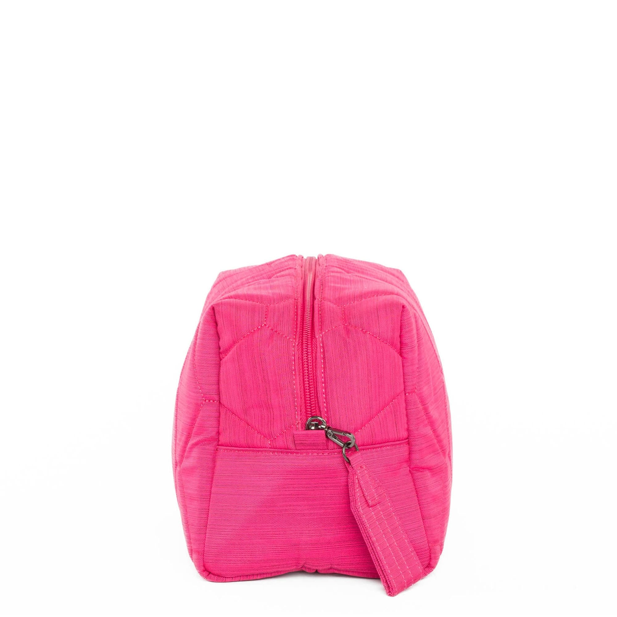 Bumper Cosmetic Case - BRUSHED ROSETTE PINK - Bumper_BrushedRosettePink_03