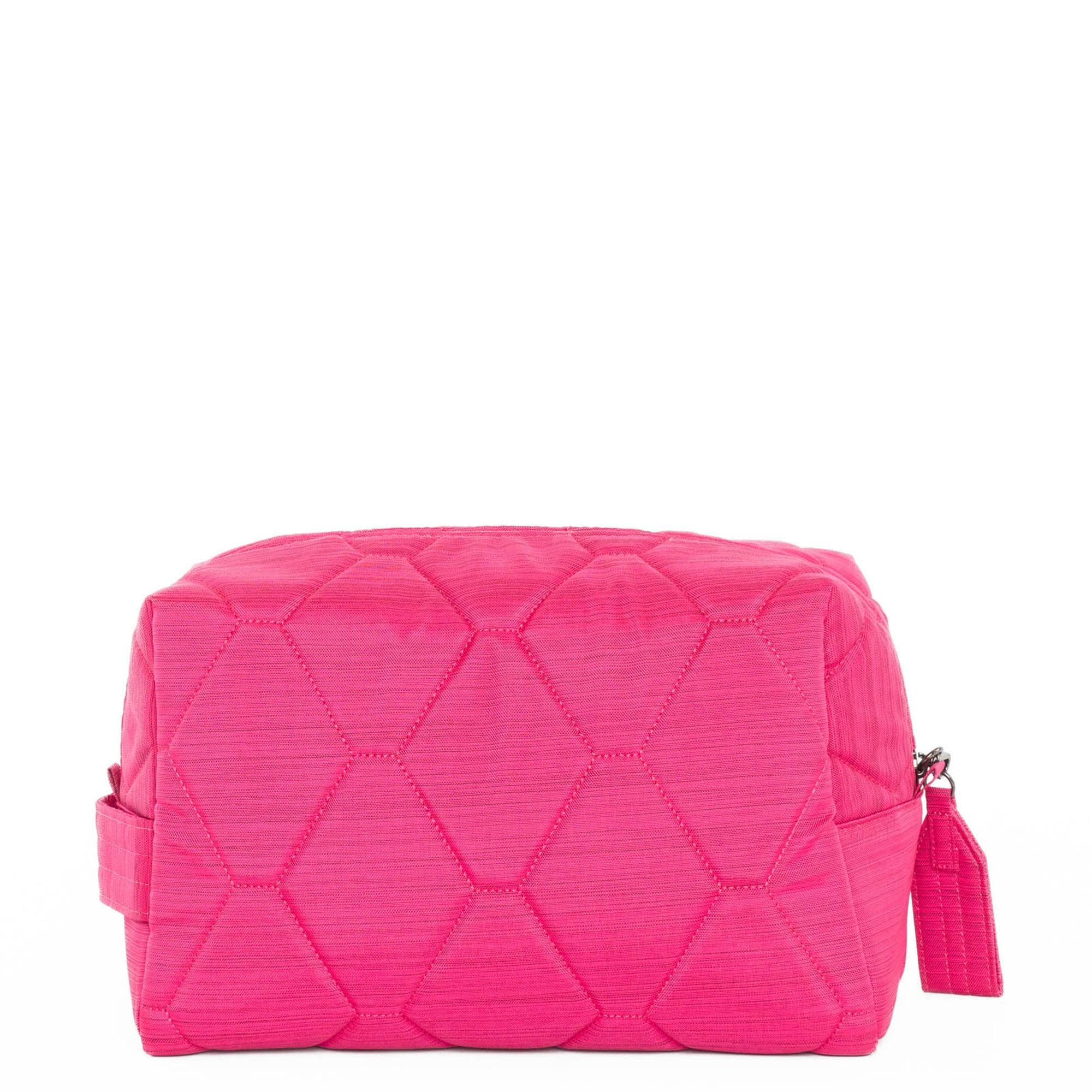 Bumper Cosmetic Case - BRUSHED ROSETTE PINK - Bumper_BrushedRosettePink_04