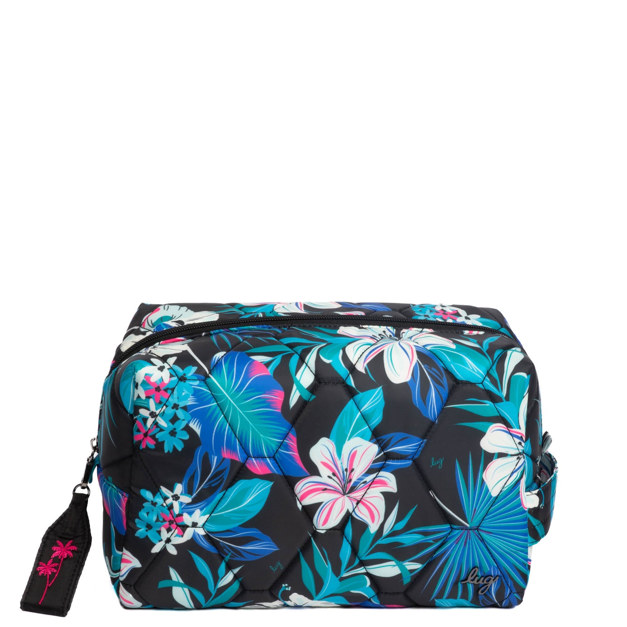 Bumper Cosmetic Case - HIBISCUS MULTI - Bumper_HibiscusMulti_01