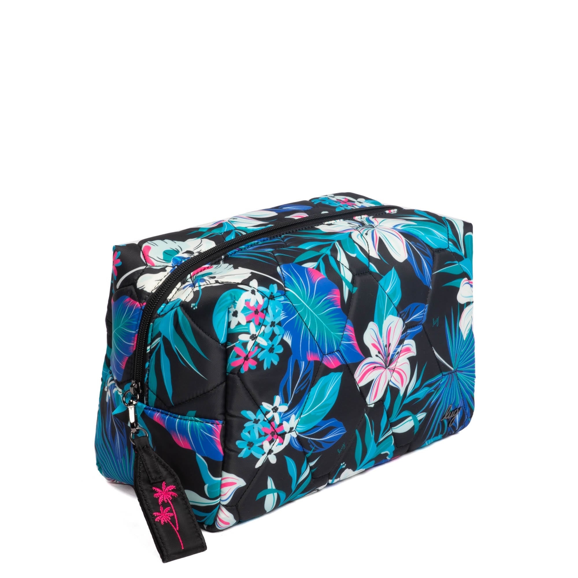 Bumper Cosmetic Case - HIBISCUS MULTI - Bumper_HibiscusMulti_02