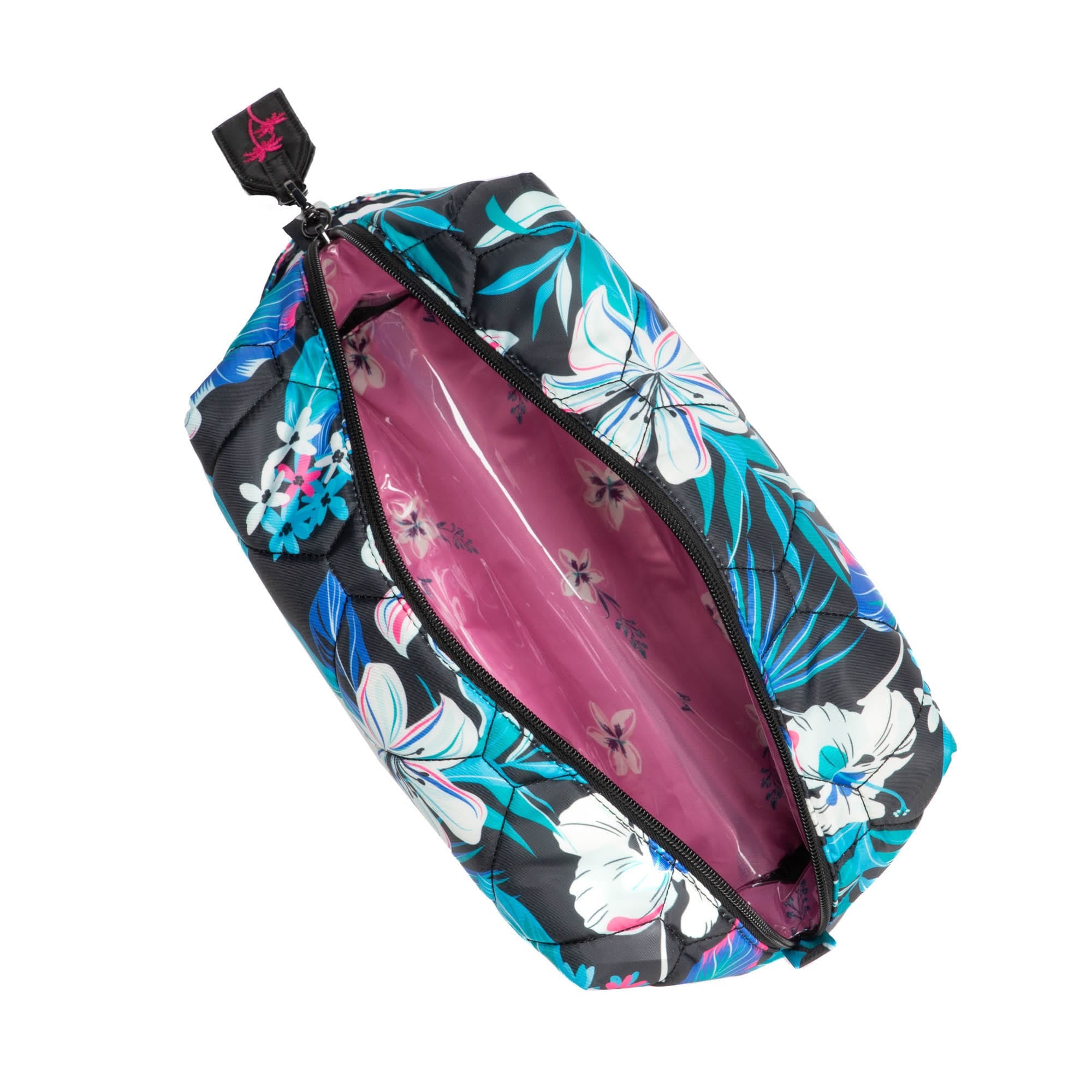 Bumper Cosmetic Case - HIBISCUS MULTI - Bumper_HibiscusMulti_05