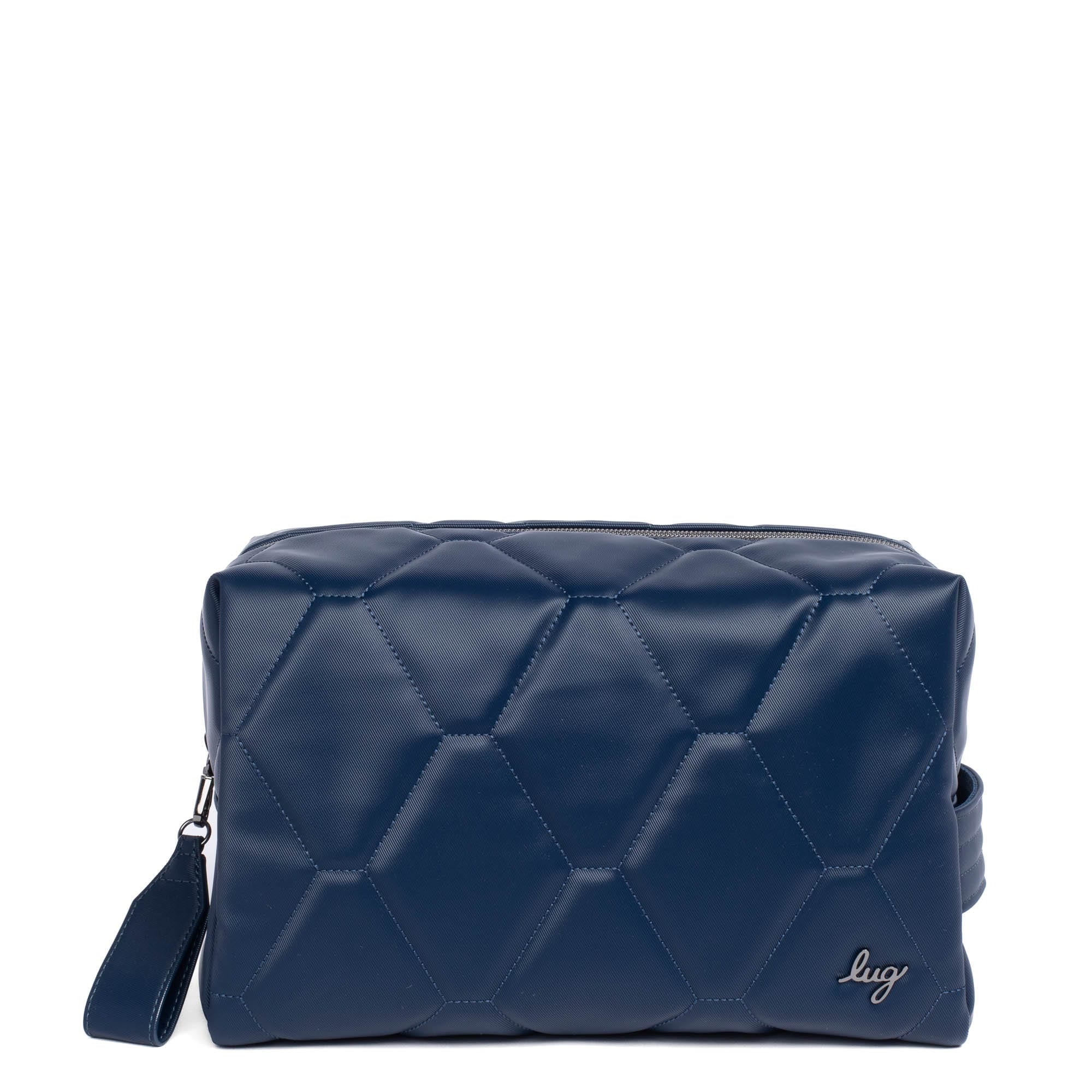 Bumper Satin Luxe VL Cosmetic Case - INDIGO - Bumper_IndigoSatinVL_01