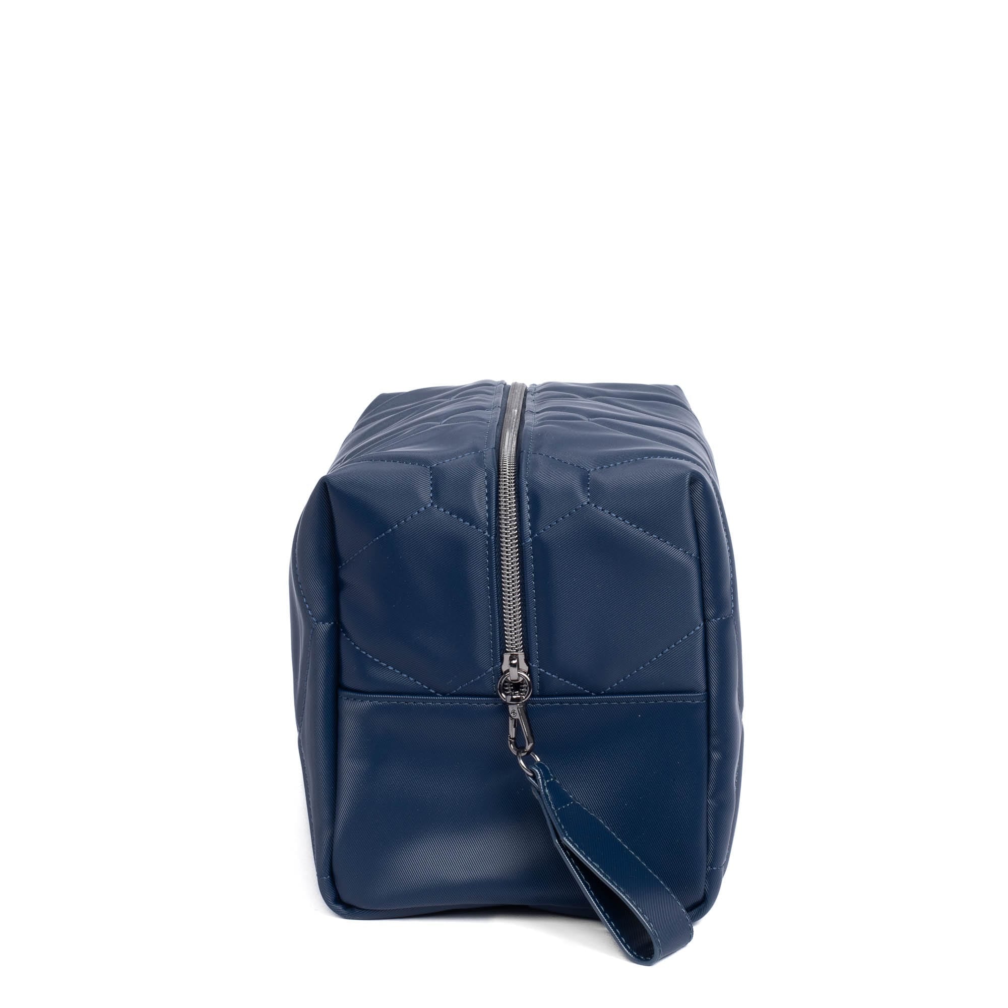 Bumper Satin Luxe VL Cosmetic Case - INDIGO - Bumper_IndigoSatinVL_03