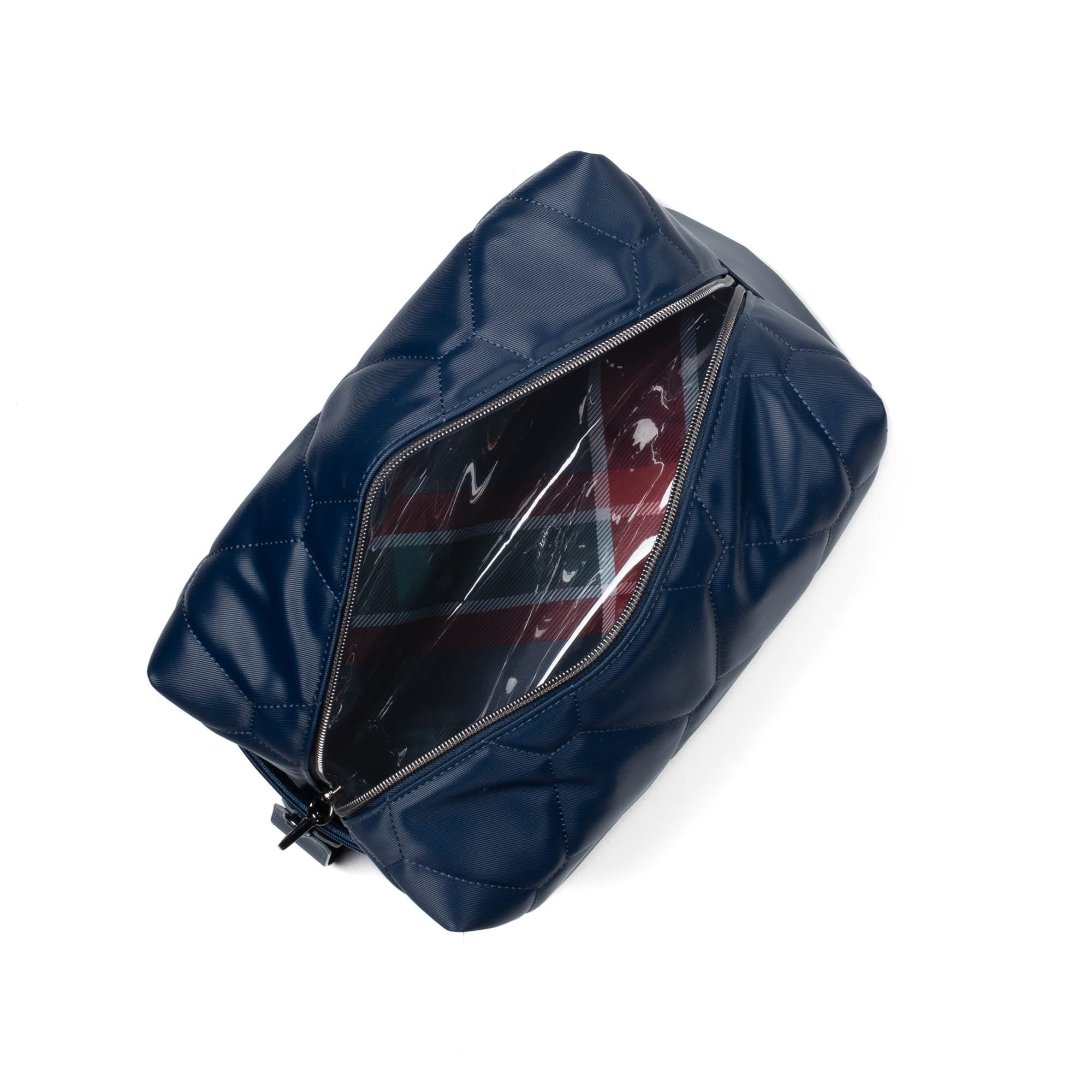 Bumper Satin Luxe VL Cosmetic Case - INDIGO - Bumper_IndigoSatinVL_05