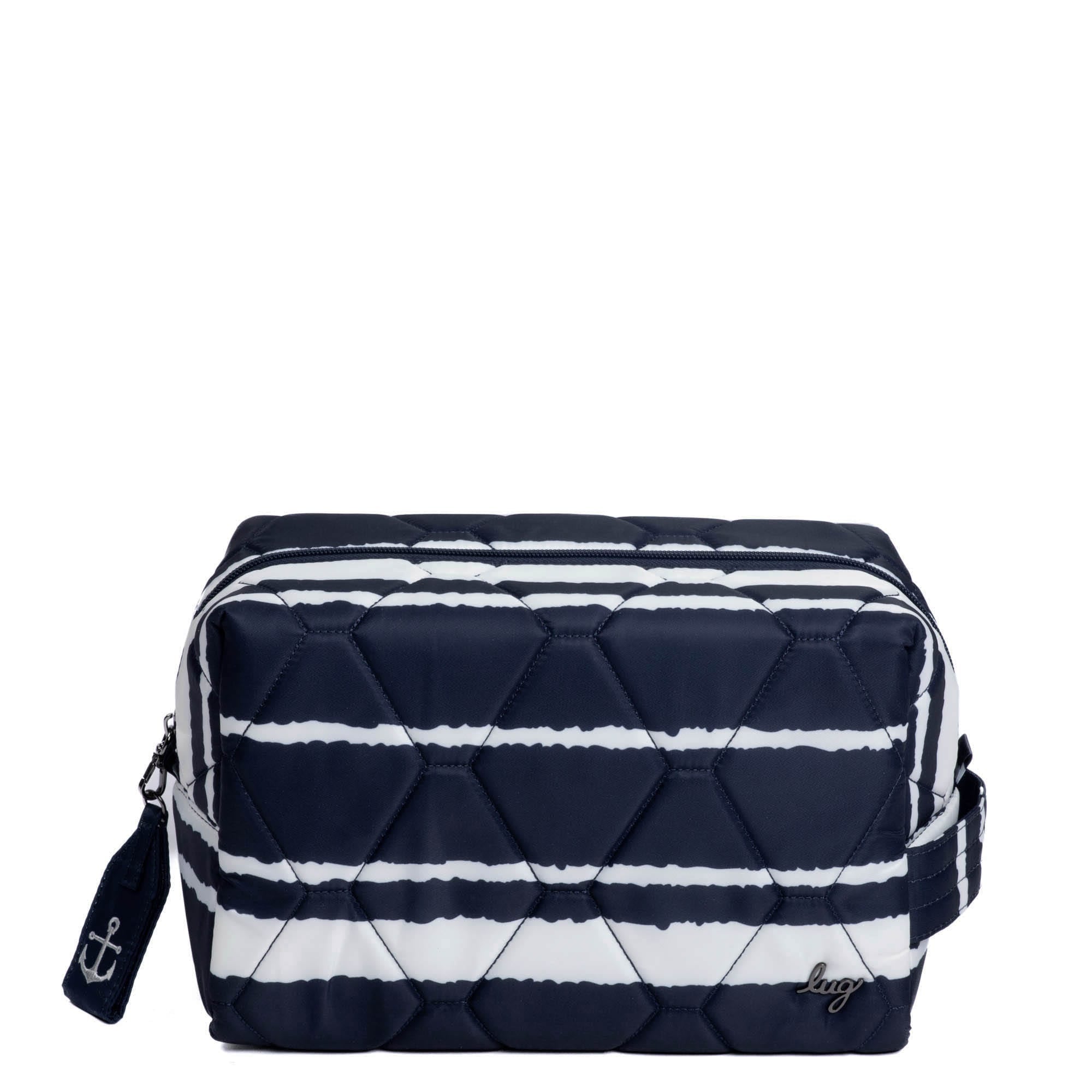 Bumper Cosmetic Case - NAVY STRIPE - Bumper_NavyStripe_01