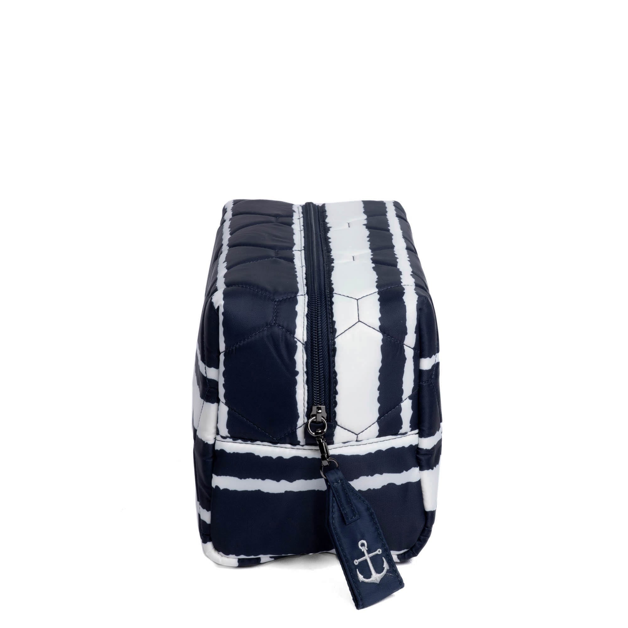 Bumper Cosmetic Case - NAVY STRIPE - Bumper_NavyStripe_03