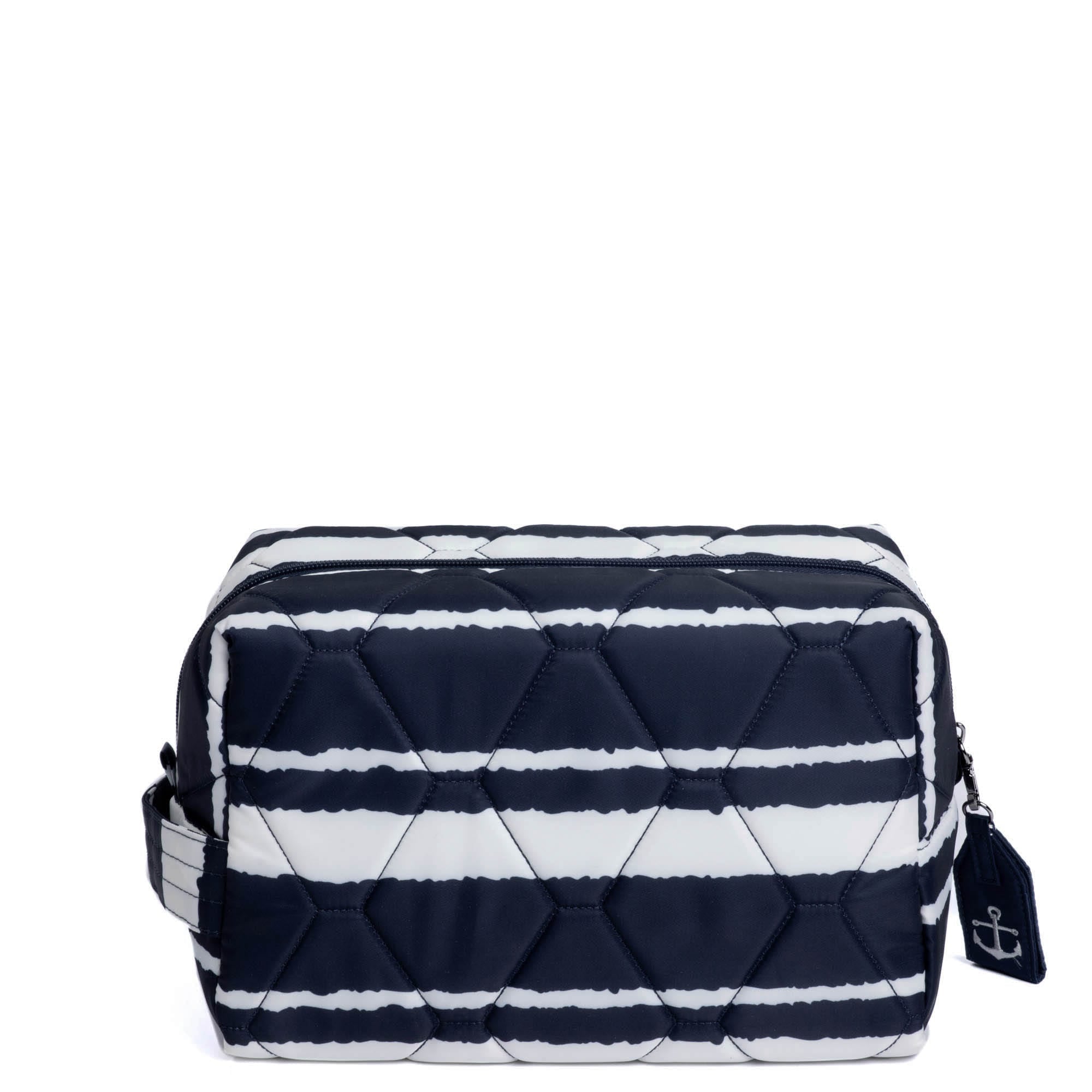 Bumper Cosmetic Case - NAVY STRIPE - Bumper_NavyStripe_04