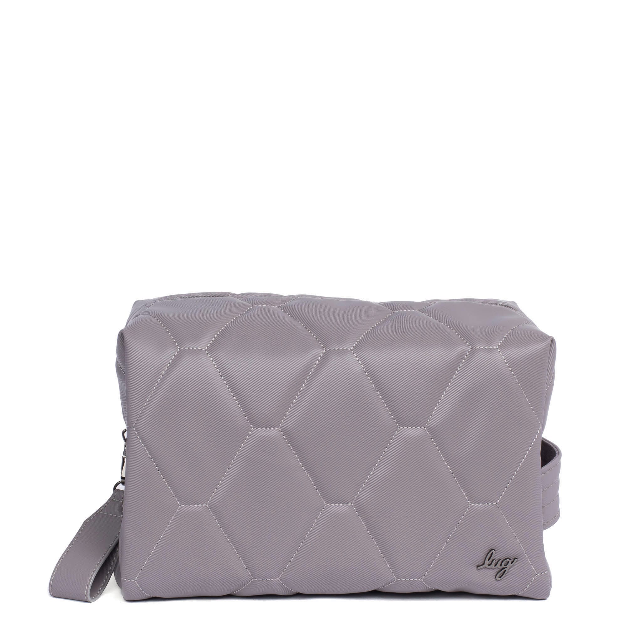 Bumper Satin Luxe VL Cosmetic Case - PEARL - Bumper_PearlSatinVL_01