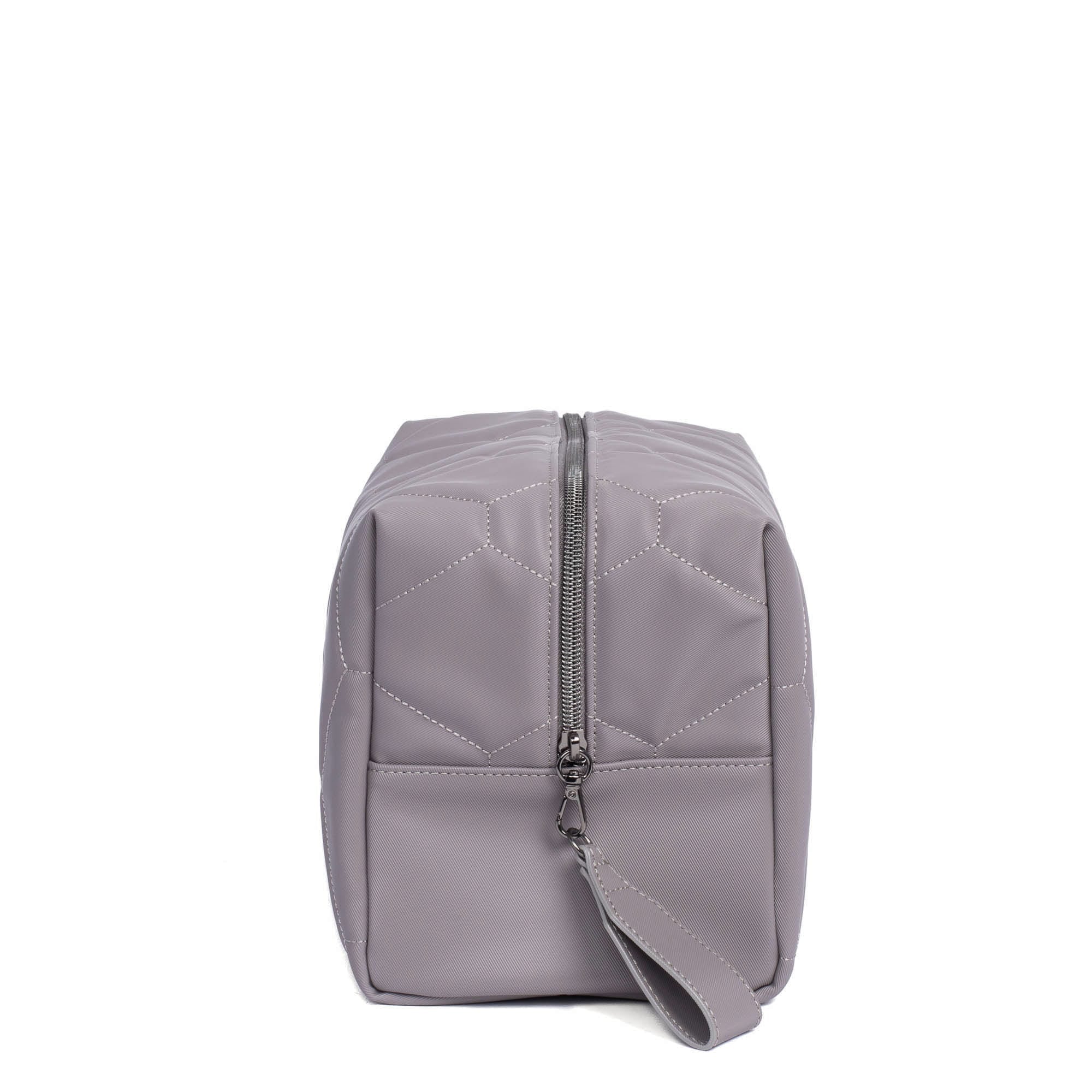 Bumper Satin Luxe VL Cosmetic Case - PEARL - Bumper_PearlSatinVL_03