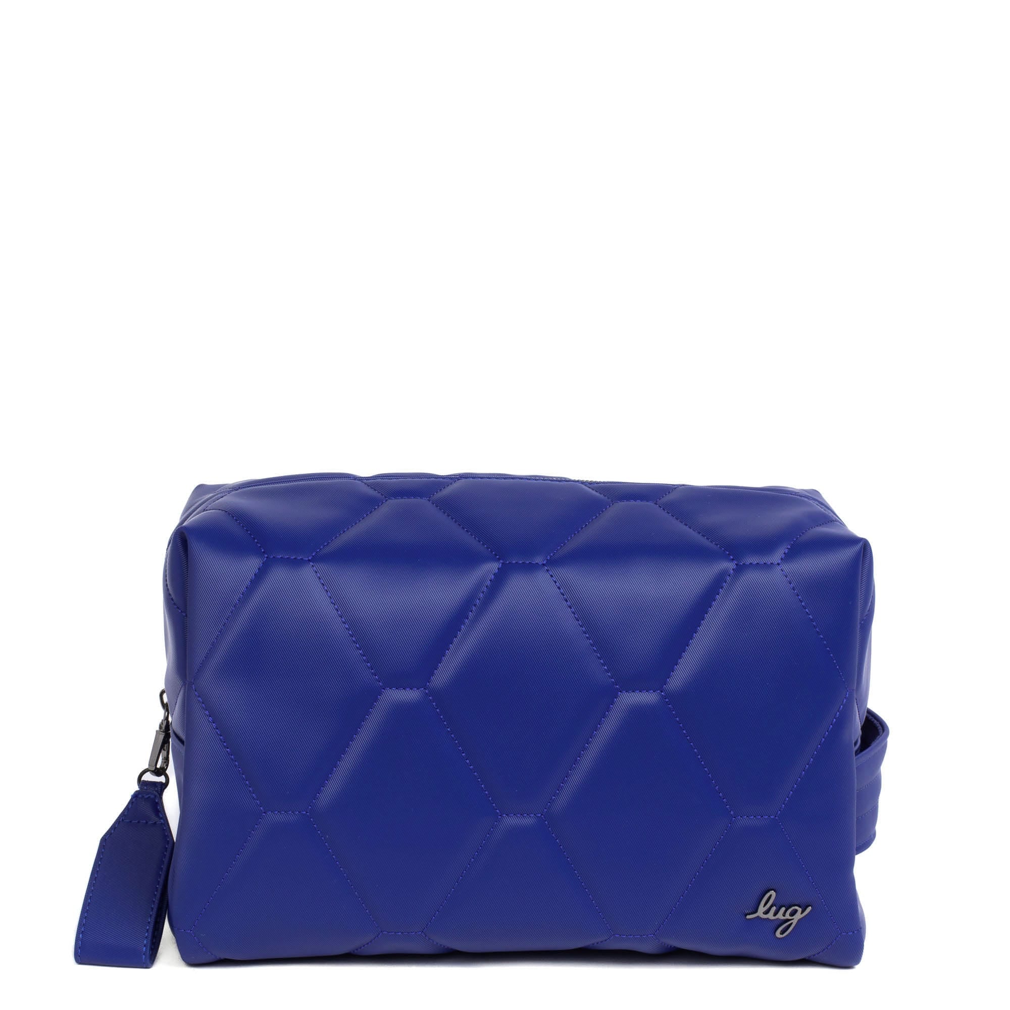 Bumper Satin Luxe VL Cosmetic Case - SAPPHIRE - Bumper_SapphireSatinVL_01