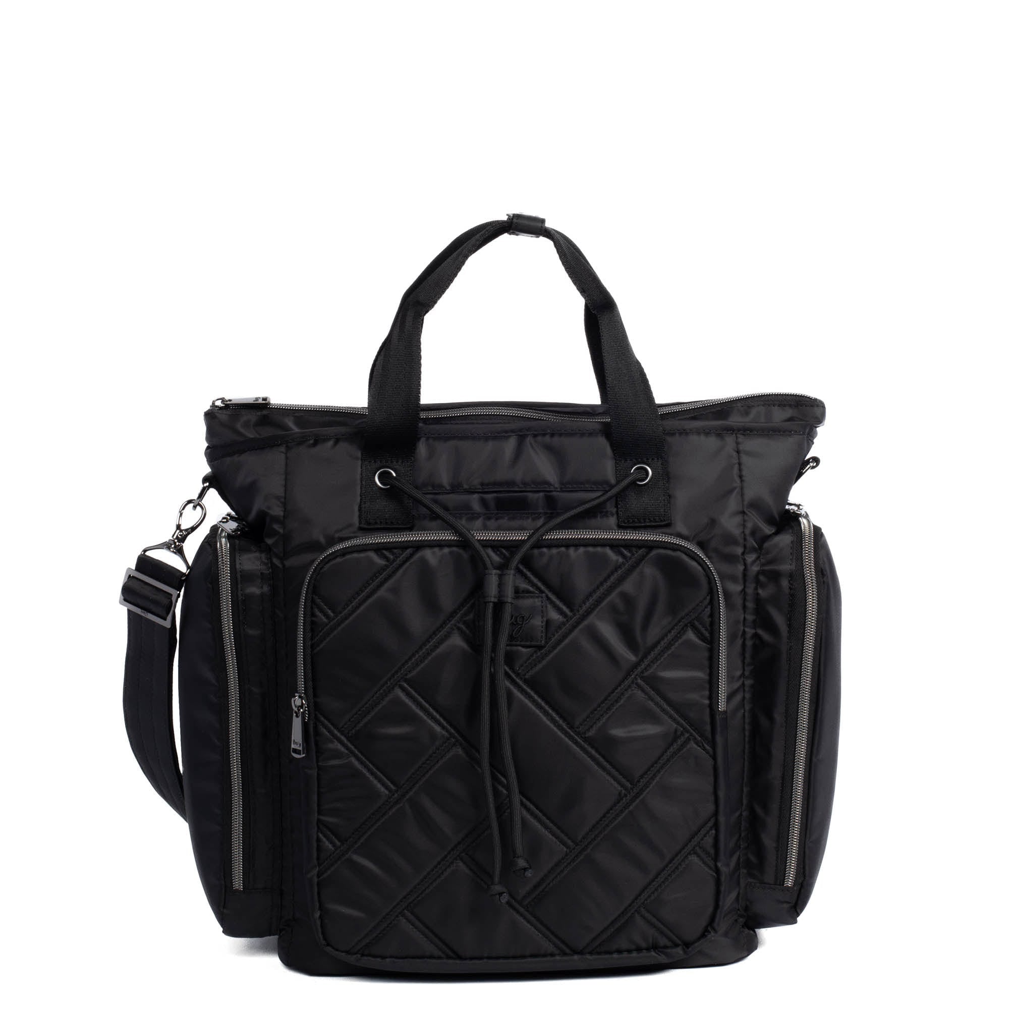 Bustle Convertible Tote Bag - BLACK - Bustle_Black_01