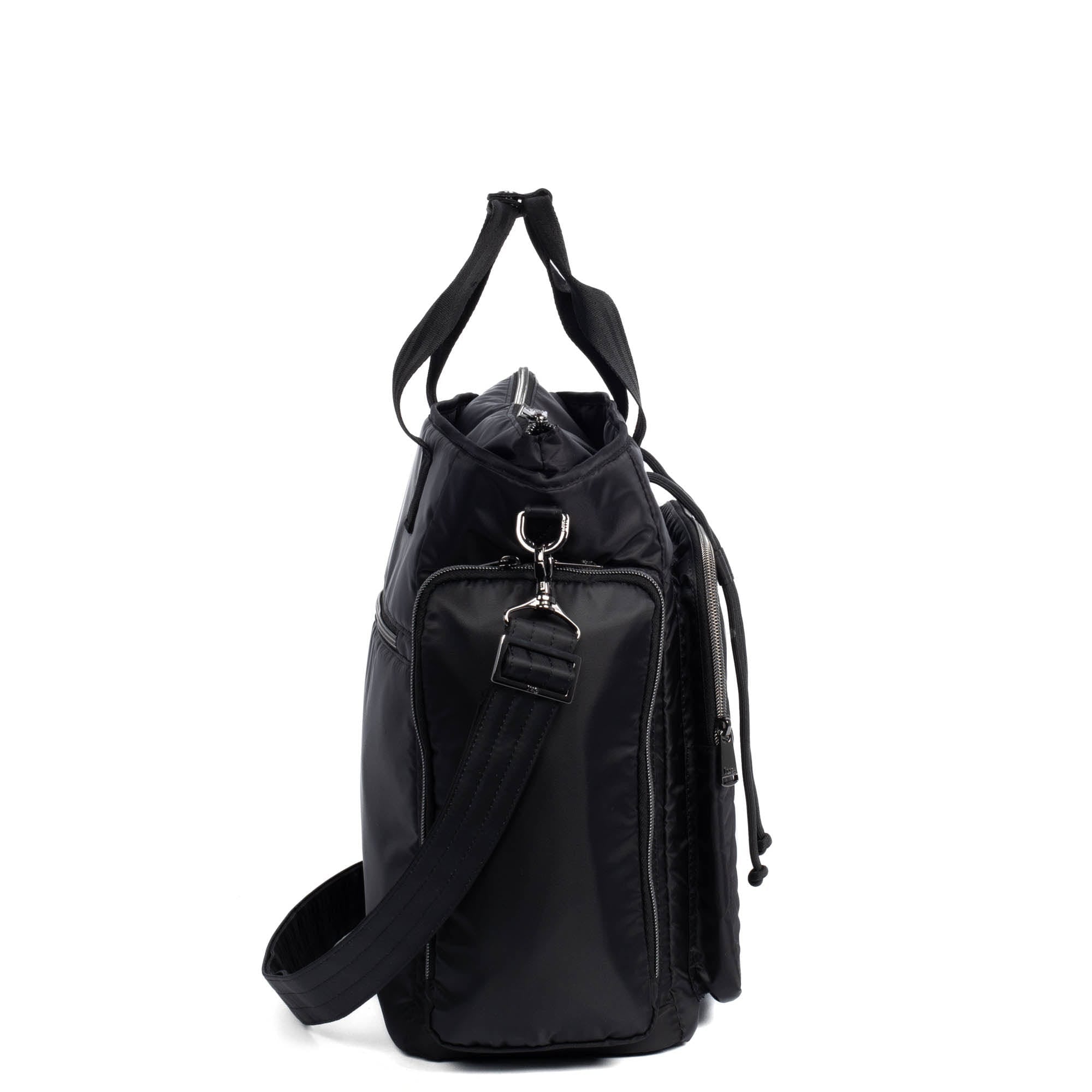 Bustle Convertible Tote Bag - BLACK - Bustle_Black_03