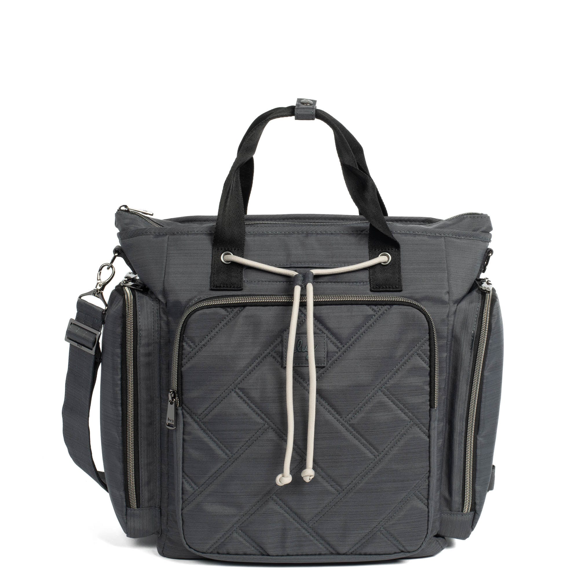 Bustle Convertible Tote Bag - BRUSHED GREY - Bustle_BrushedGrey_01