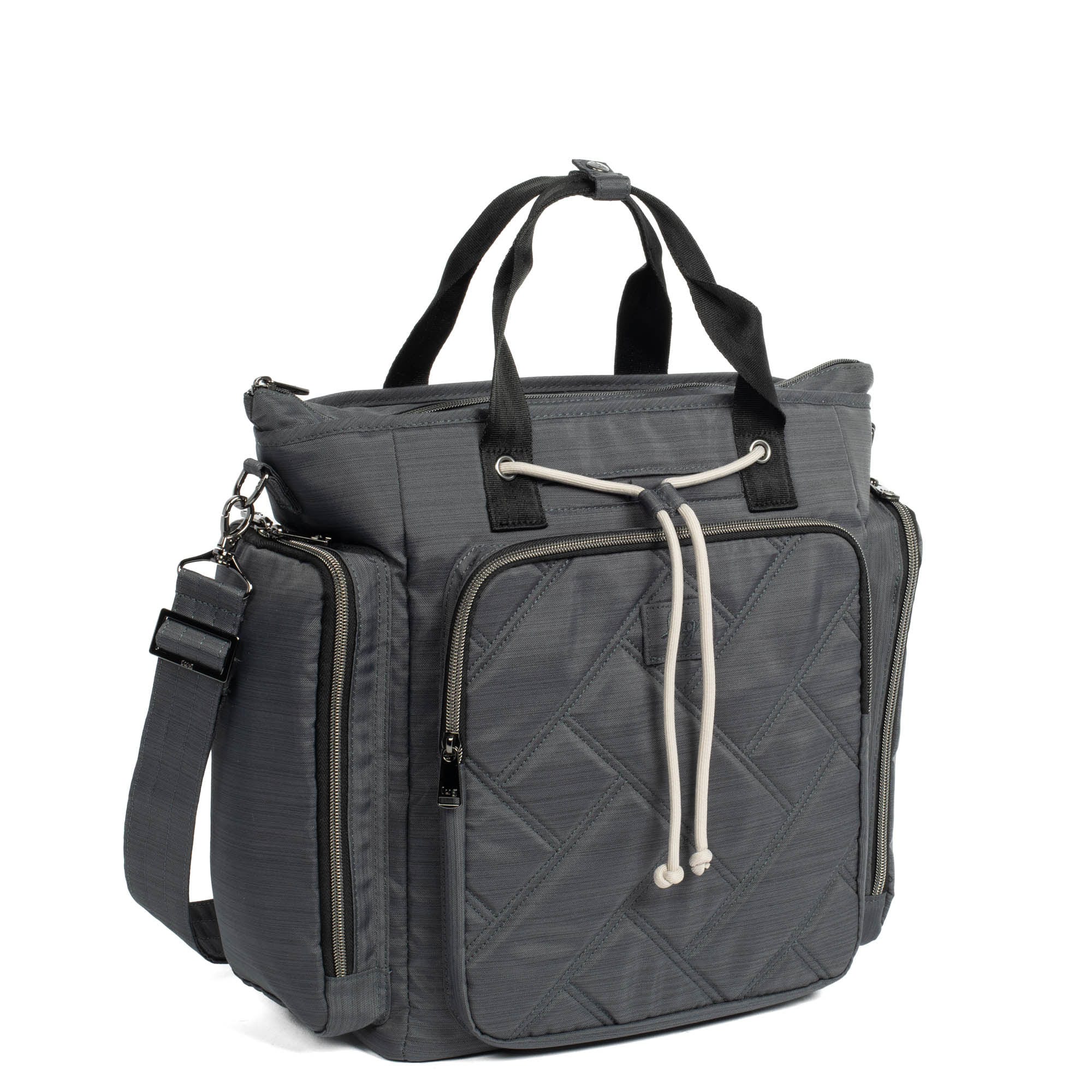 Bustle Convertible Tote Bag - BRUSHED GREY - Bustle_BrushedGrey_02