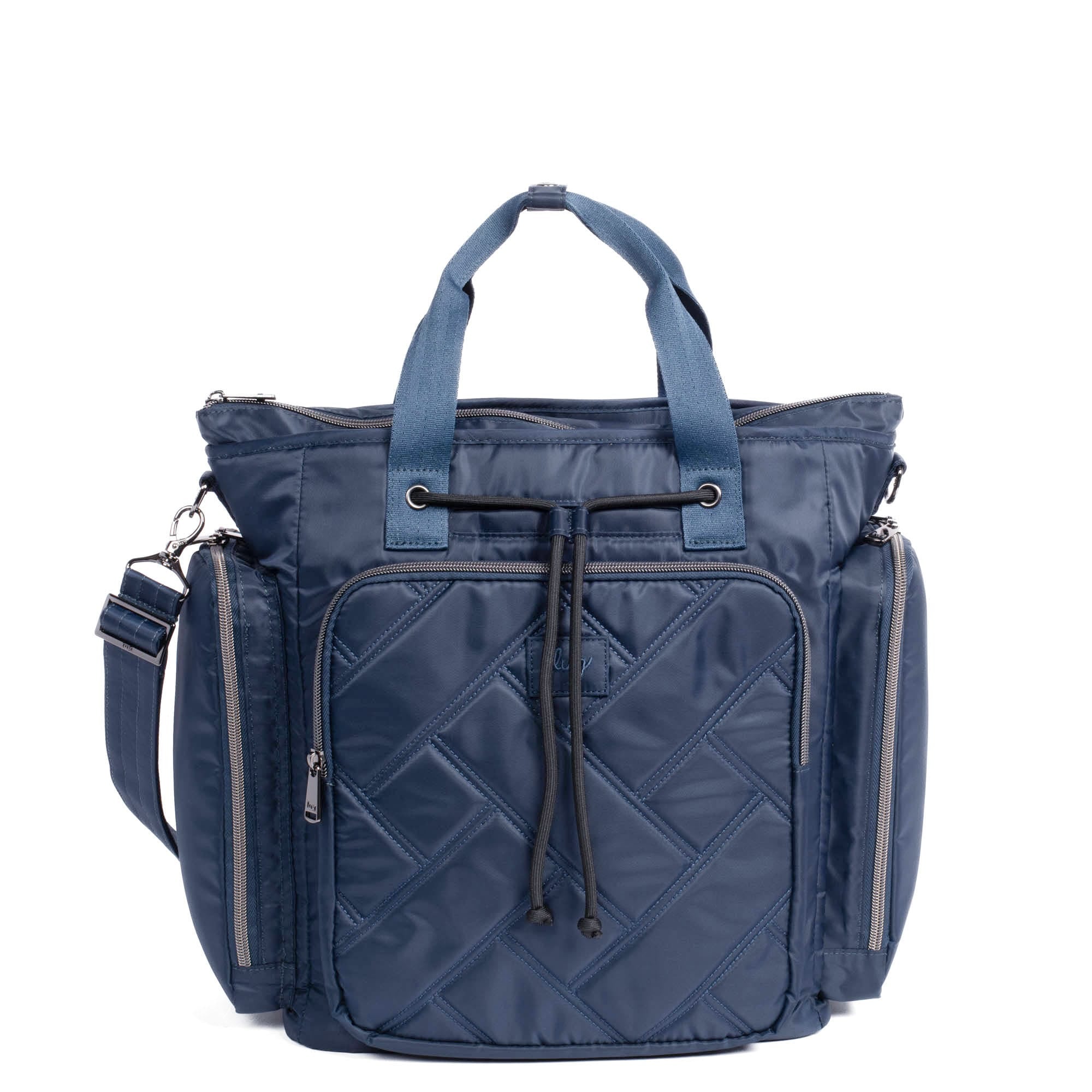 Bustle Convertible Tote Bag - INDIGO BLUE - Bustle_Indigo_01